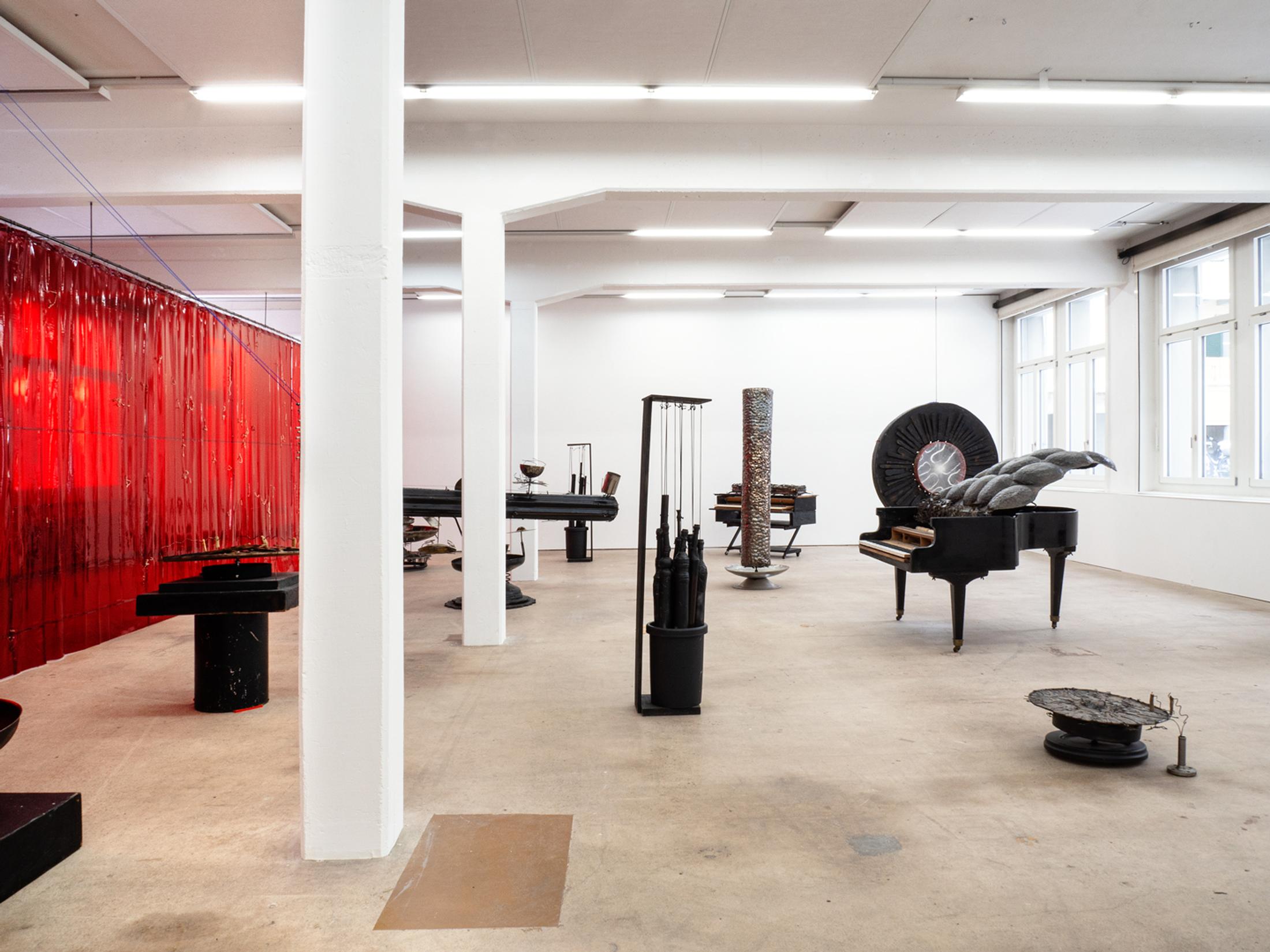 Exhibition View Double Show Martin Andereggen «Self Storage» and Martin Spühler «Kosmos» at Kunstraum Kreuzlingen, Kreuzlingen, 2024-2025 / Photo: Martin Andereggen / Courtesy: the artists and Kunstraum Kreuzlingen