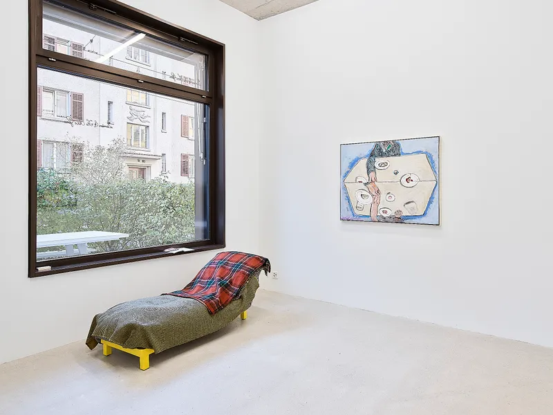 Exhibition View Solo Show Mathias Toubro «heaven» at Damien & The Love Guru, Zurich, 2024 / Photo: Felix Jungo / Courtesy: the artist and Damien & The Love Guru