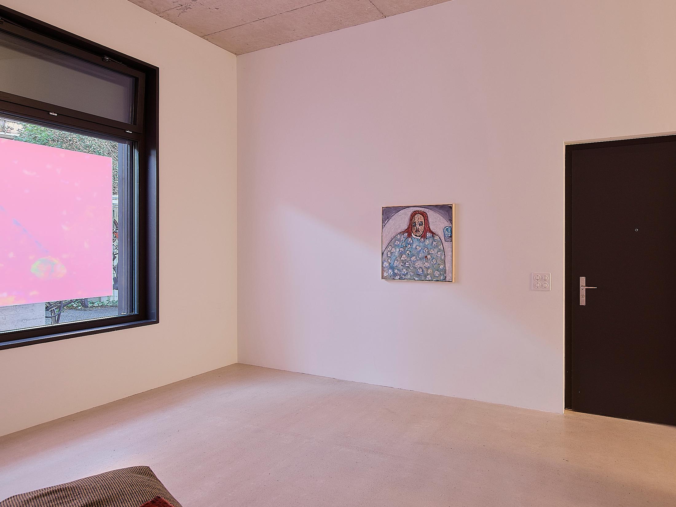 Exhibition View Solo Show Mathias Toubro «heaven» at Damien & The Love Guru, Zurich, 2024 / Photo: Felix Jungo / Courtesy: the artist and Damien & The Love Guru