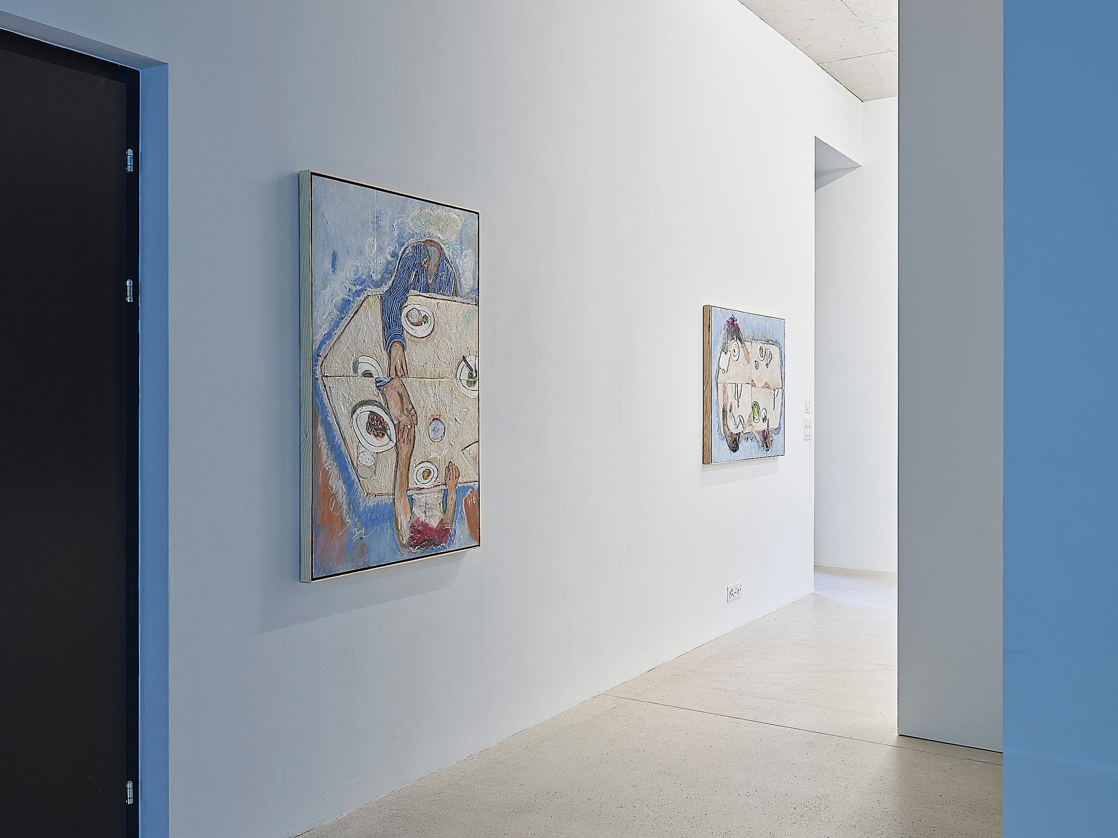 Exhibition View Solo Show Mathias Toubro «heaven» at Damien & The Love Guru, Zurich, 2024 / Photo: Felix Jungo / Courtesy: the artist and Damien & The Love Guru