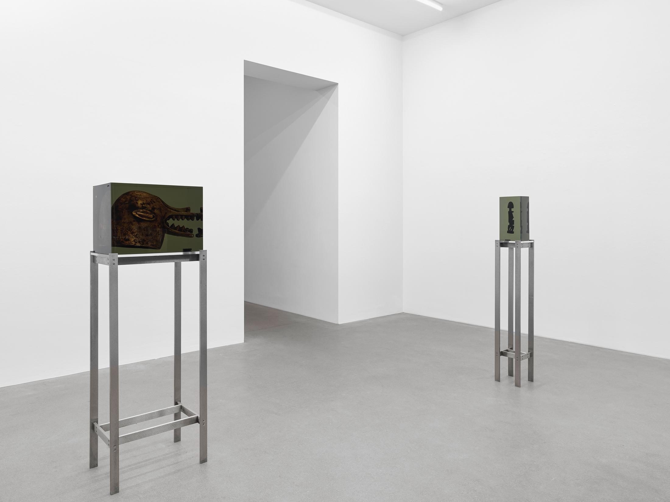 Exhibition View Solo Show Matthew Angelo Harrison «American Ghost» at Galerie Eva Presenhuber, Zurich, 2024 / Photo: Stefan Altenburger Photography / Courtesy: The artist and Galerie Eva Presenhuber