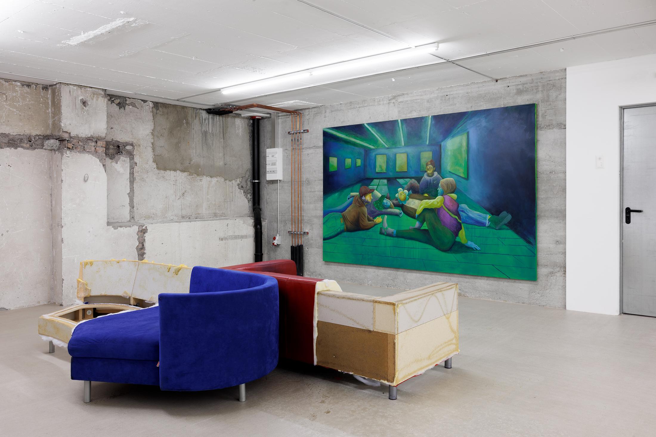 Exhibition View Group Show «Melting Point» at For, Basel, 2024 / Photo: Gina Folly / Courtesy: the artists and For