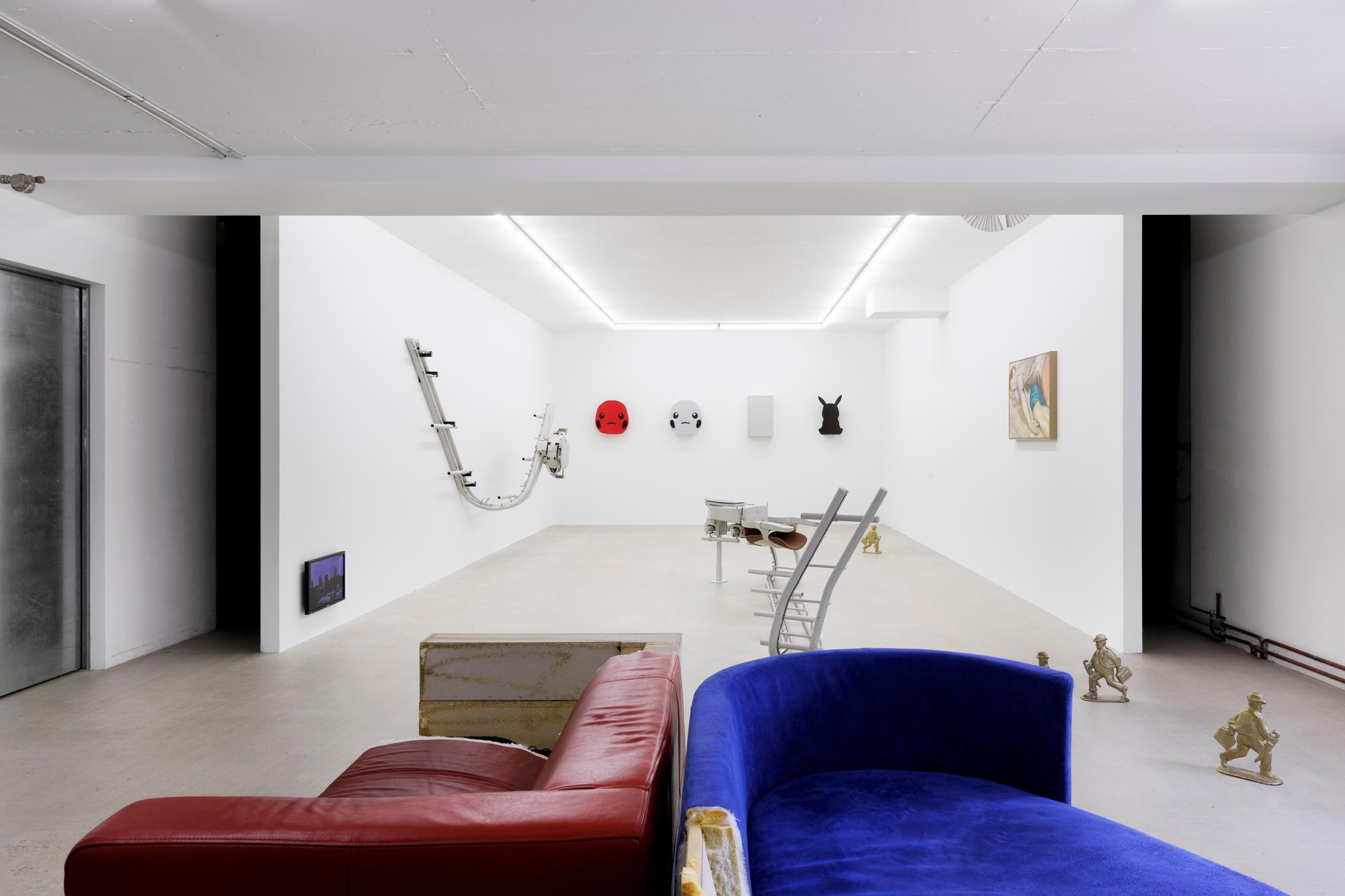 Exhibition View Group Show «Melting Point» at For, Basel, 2024 / Photo: Gina Folly / Courtesy: the artists and For