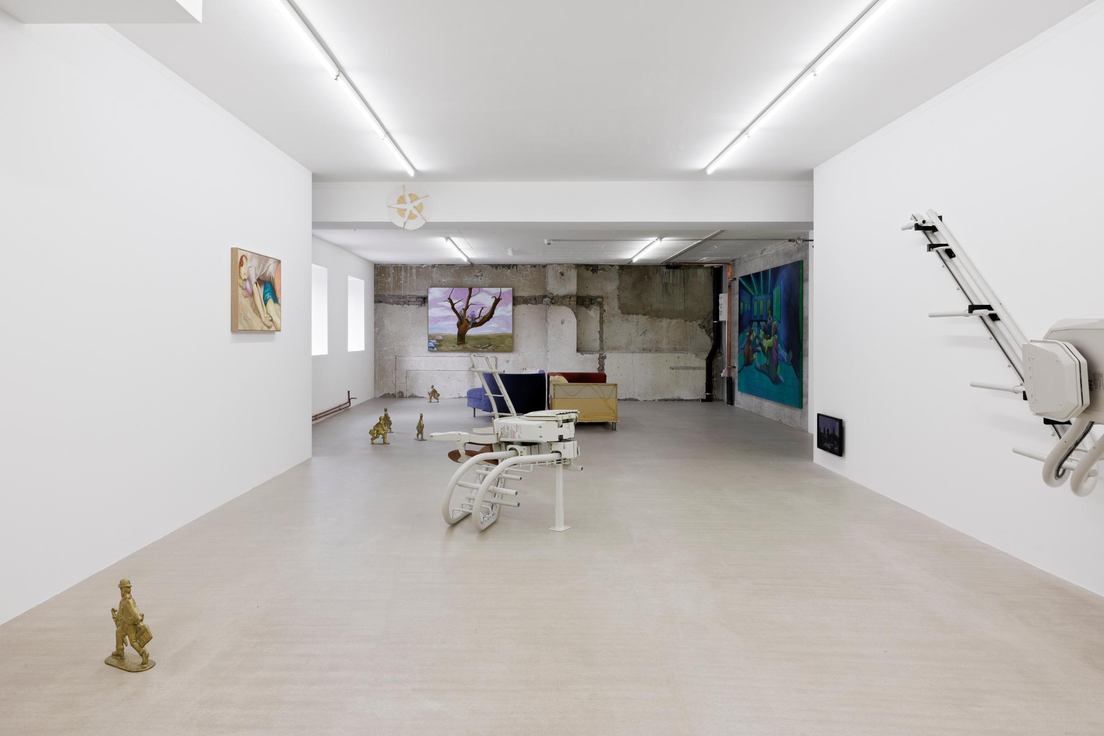 Exhibition View Group Show «Melting Point» at For, Basel, 2024 / Photo: Gina Folly / Courtesy: the artists and For