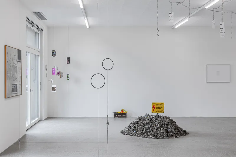 Exhibition View Group Show «All My Loved Ones Like To Fight» at CALM - Centre d'Art La Meute, Lausanne, 2023 / Photo: Théo Dufloo / Courtesy: the artists and CALM - Centre d'Art La Meute