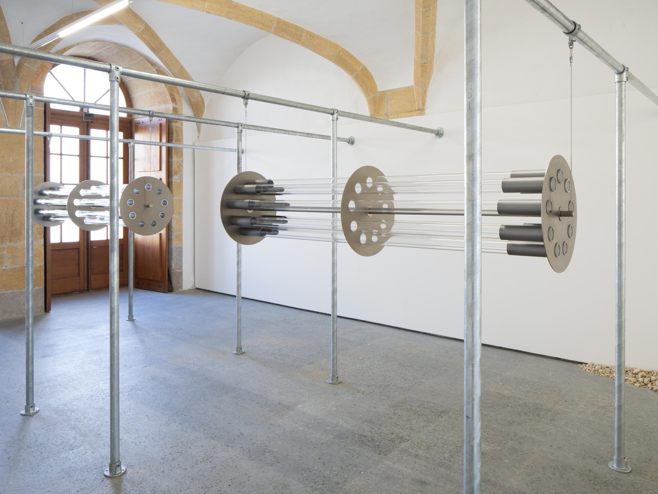 Exhibition View Anita Mucolli Solo Show «Purity; view on Anita Mucolli, Substitute of the Divine, 2023» at Centre d'Art Contemporain, Yverdon-les-Bains, 2023 / Photo: Anne-Laure Lechat / Courtesy: the artist and Centre d'Art Contemporain Yverdon-les-Bains