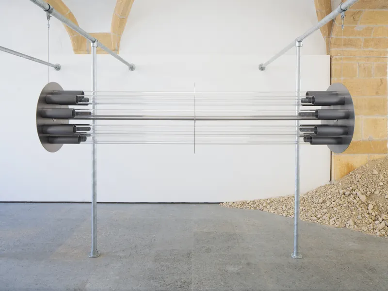 Exhibition View Anita Mucolli Solo Show «Purity; view on Anita Mucolli, Substitute of the Divine, 2023» at Centre d'Art Contemporain, Yverdon-les-Bains, 2023 / Photo: Anne-Laure Lechat / Courtesy: the artist and Centre d'Art Contemporain Yverdon-les-Bains