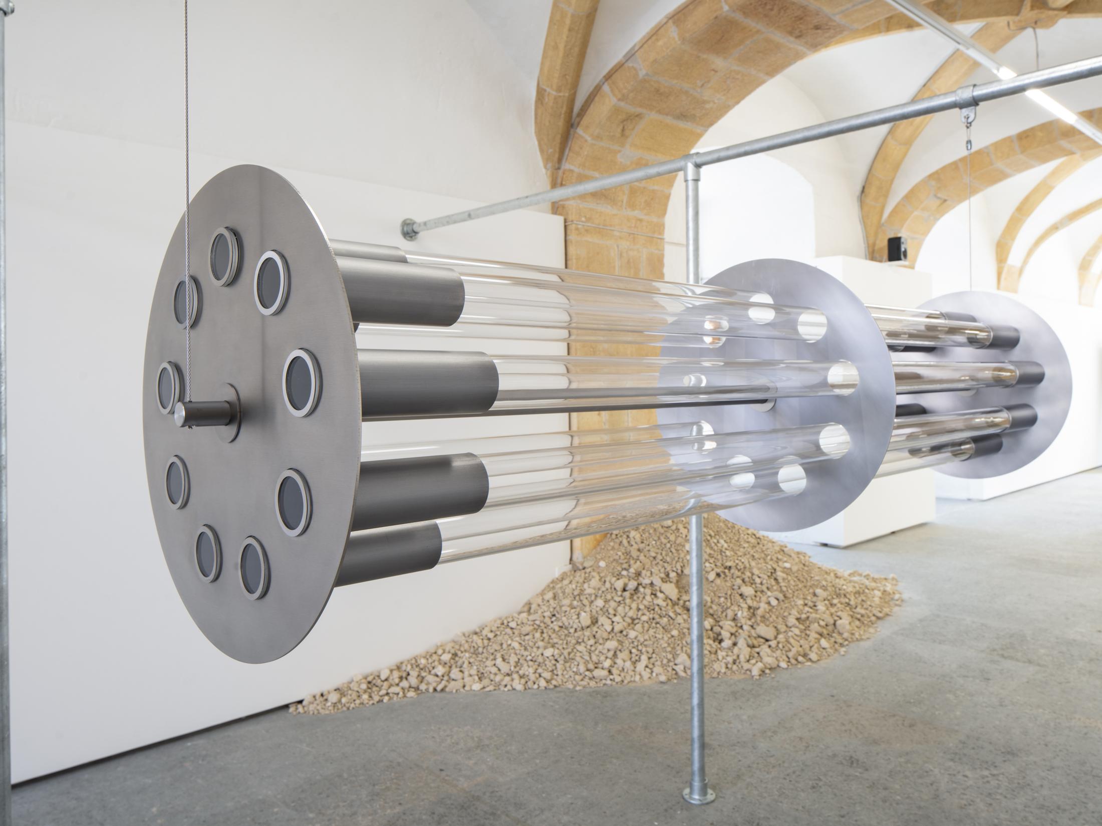 Exhibition View Anita Mucolli Solo Show «Purity; view on Anita Mucolli, Substitute of the Divine, 2023» at Centre d'Art Contemporain, Yverdon-les-Bains, 2023 / Photo: Anne-Laure Lechat / Courtesy: the artist and Centre d'Art Contemporain Yverdon-les-Bains