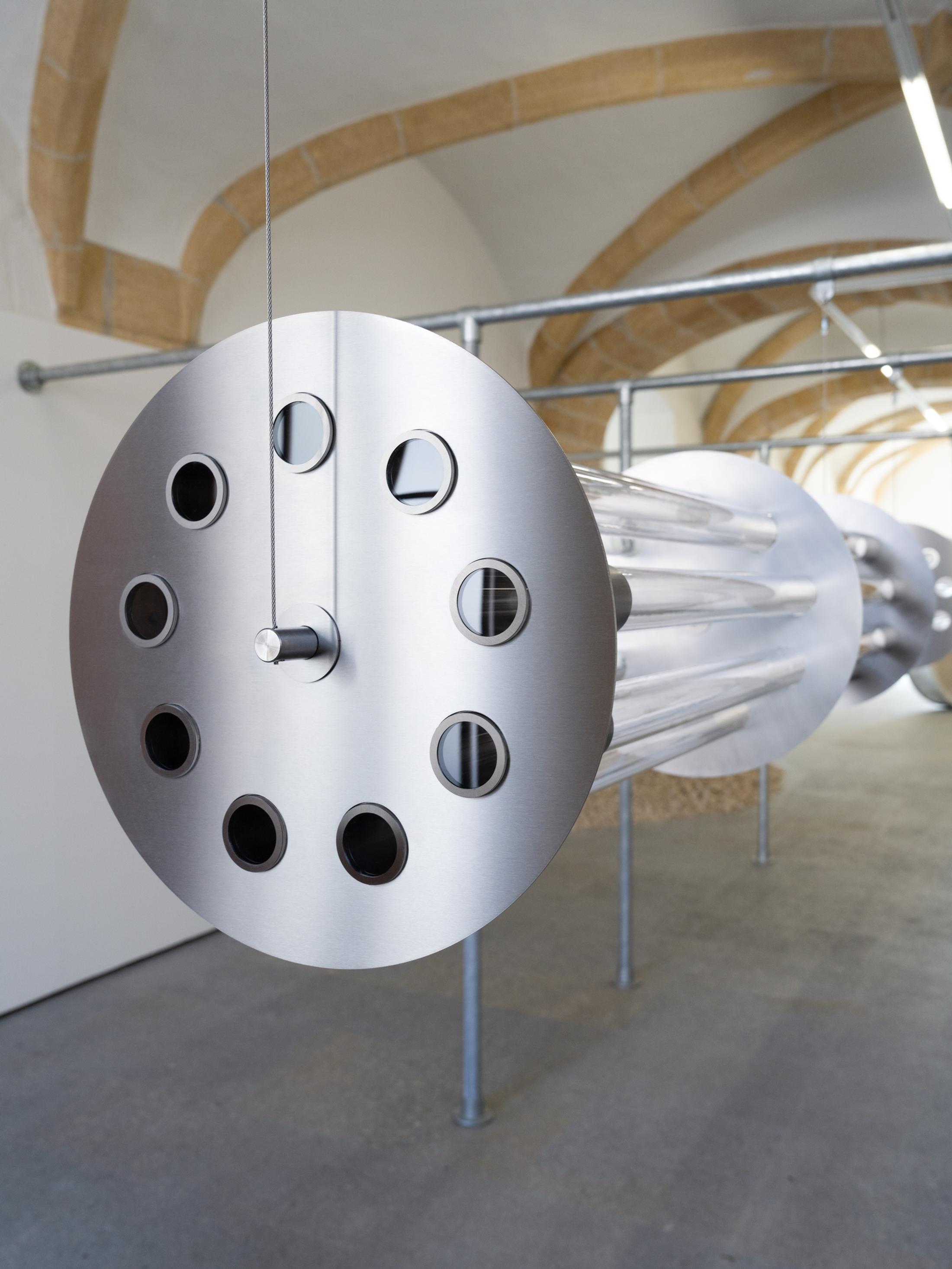 Exhibition View Anita Mucolli Solo Show «Purity; view on Anita Mucolli, Substitute of the Divine, 2023» at Centre d'Art Contemporain, Yverdon-les-Bains, 2023 / Photo: Anne-Laure Lechat / Courtesy: the artist and Centre d'Art Contemporain Yverdon-les-Bains