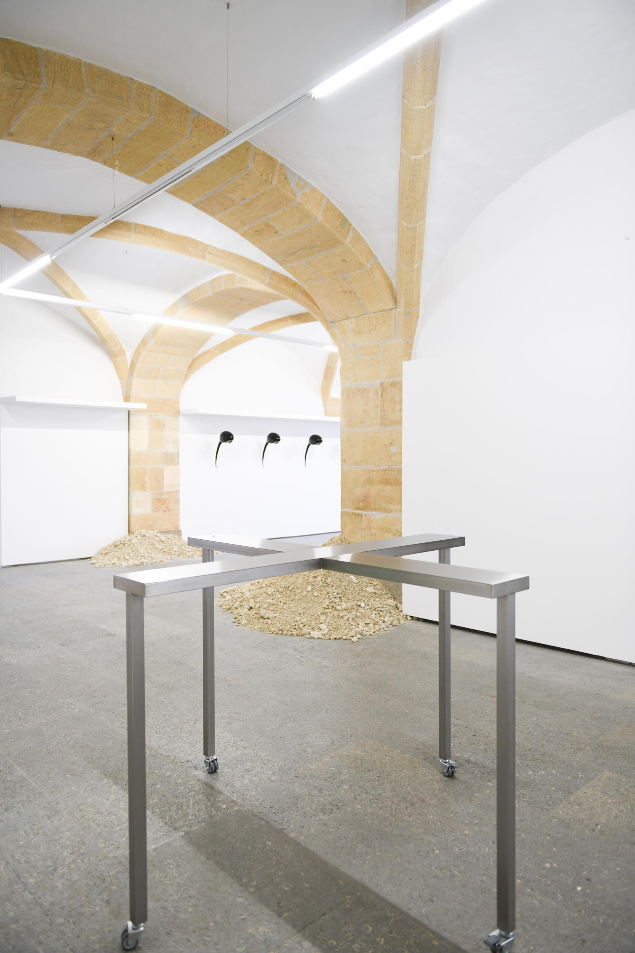 Exhibition View Anita Mucolli Solo Show «Purity; view on Anita Mucolli, Open Field, 2023» at Centre d'Art Contemporain, Yverdon-les-Bains, 2023 / Photo: Anne-Laure Lechat / Courtesy: the artist and Centre d'Art Contemporain Yverdon-les-Bains