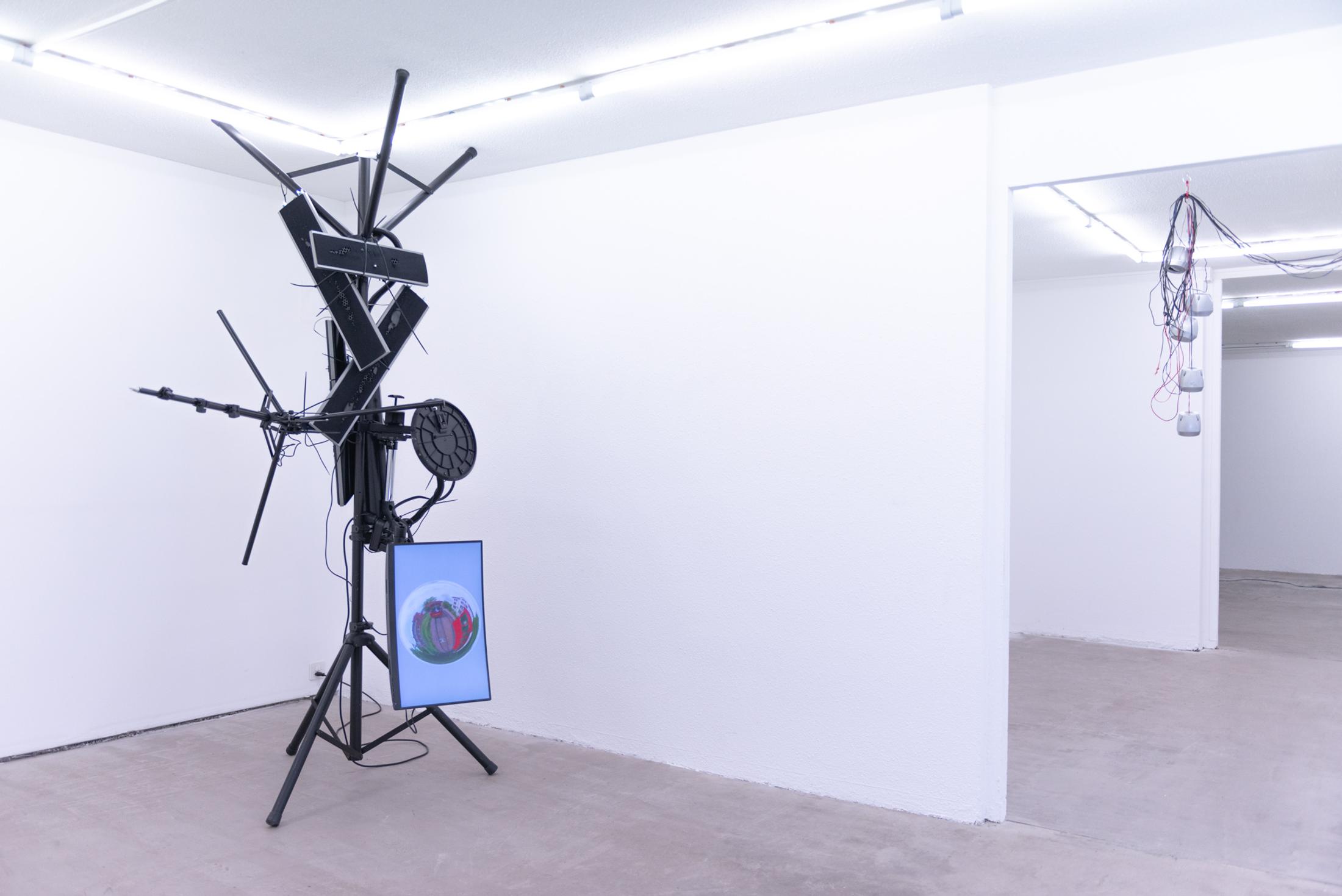 Exhibition View bleed Solo Show «numb» at Hamlet, Zurich, 2023-2024 / Photo: Wilf Speller / Courtesy: the artists and Hamlet