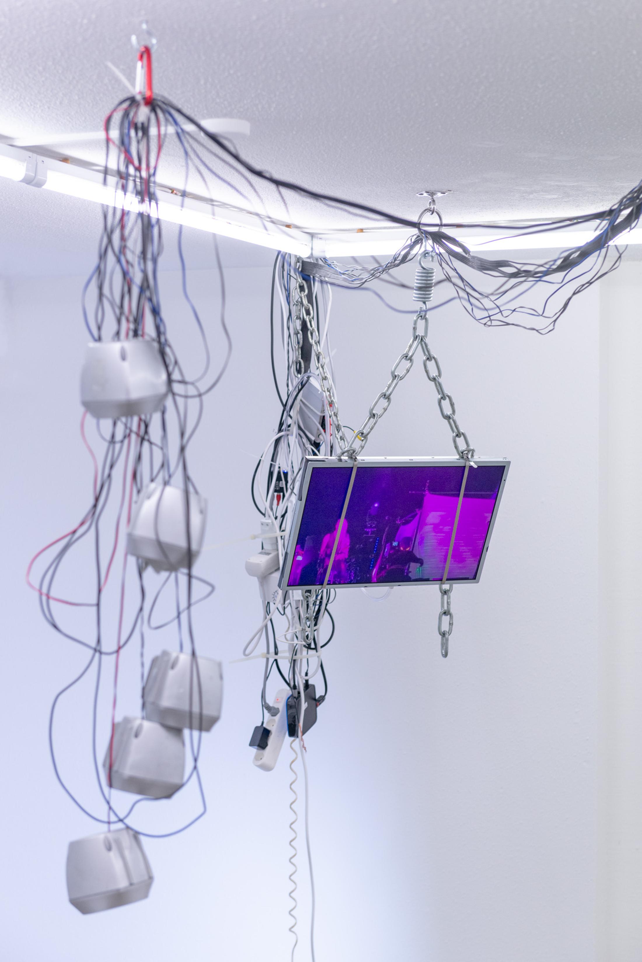 Exhibition View bleed Solo Show «numb» at Hamlet, Zurich, 2023-2024 / Photo: Wilf Speller / Courtesy: the artists and Hamlet