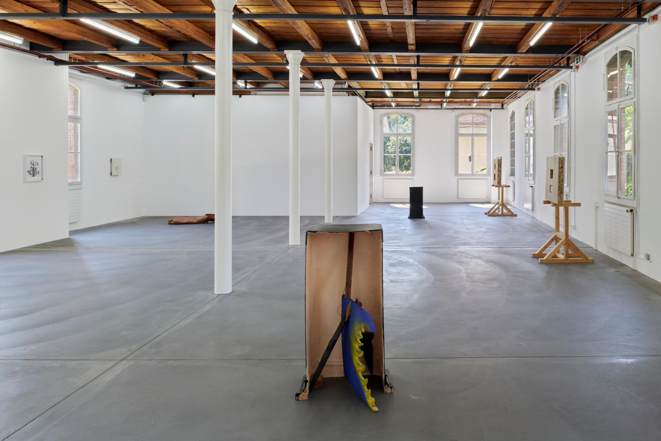 Exhibition View Brad Kronz Solo Show «Nine Types of Industrial Pollution» at Kunsthalle Friart, Fribourg, 2023 / Photo: Guillaume Python / Courtesy: the artist and Kunsthalle Friart