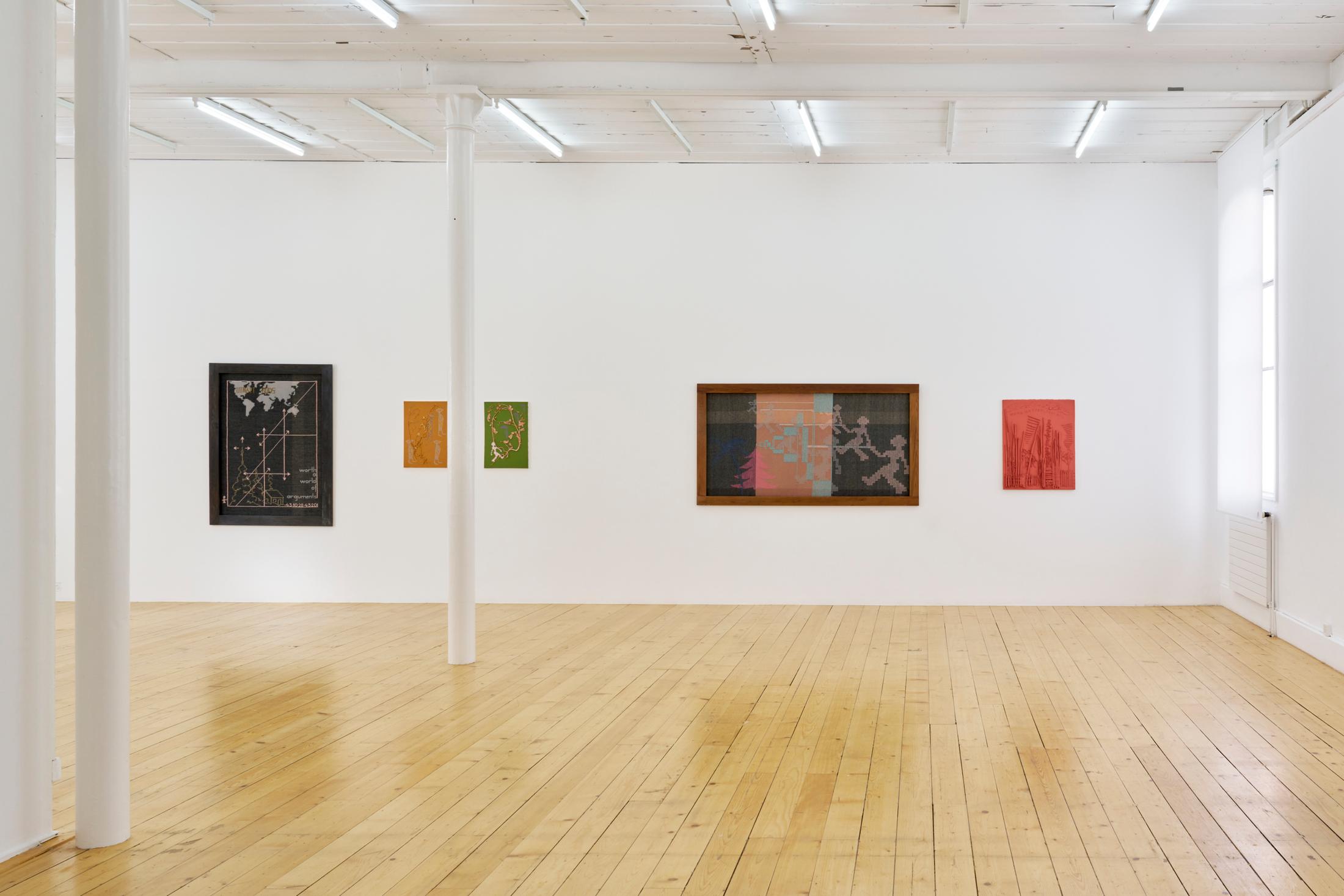 Exhibition View Charlotte Johannesson Solo Show «Save as art?» at Kunsthalle Friart, Fribourg, 2023 / Photo: Guillaume Python / Courtesy: the artist and Kunsthalle Friart