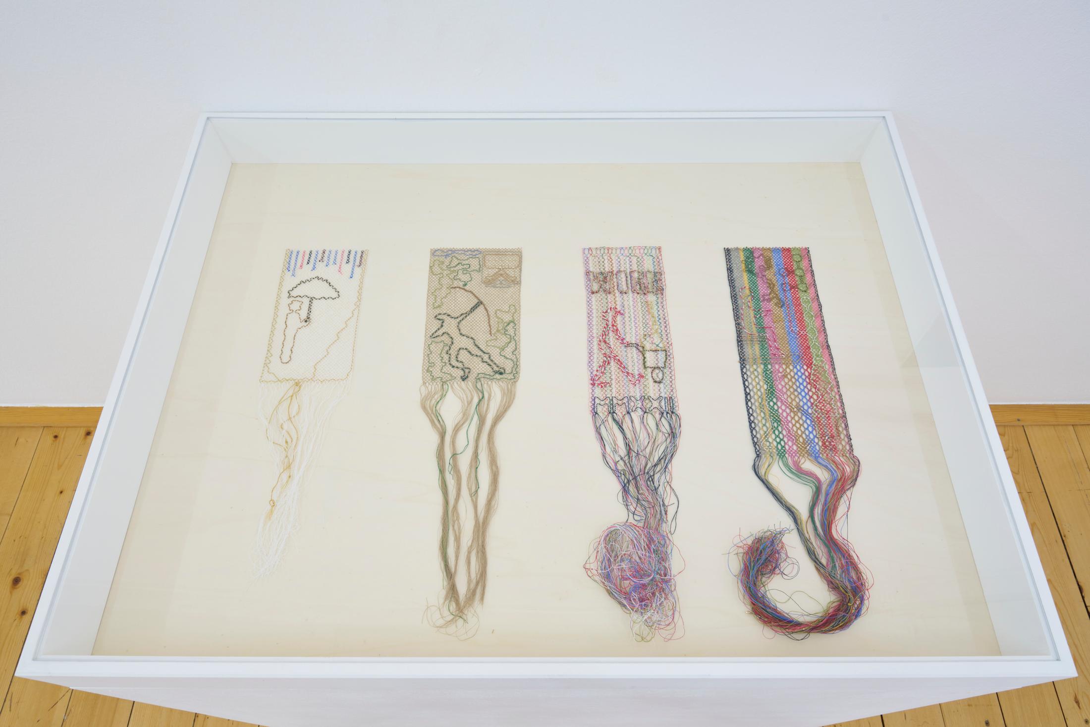 Exhibition View Charlotte Johannesson Solo Show «Save as art?» at Kunsthalle Friart, Fribourg, 2023 / Photo: Guillaume Python / Courtesy: the artist and Kunsthalle Friart