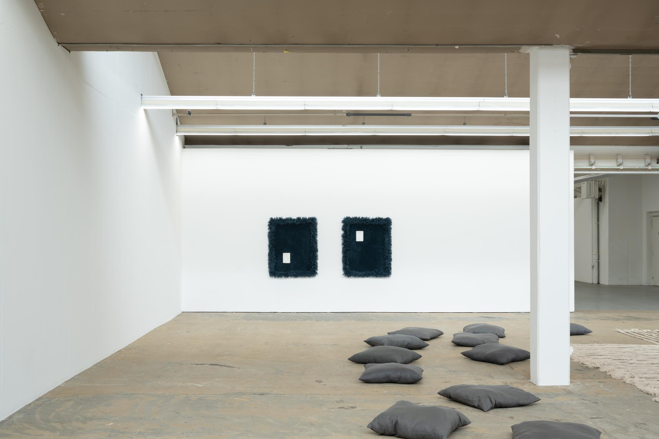 Exhibition View Chiara Bersani Solo Show «Deserters» at Kunsthaus, Baselland, 2023 / Photo: Finn Curry / Courtesy: the artist and Kunsthaus Baselland
