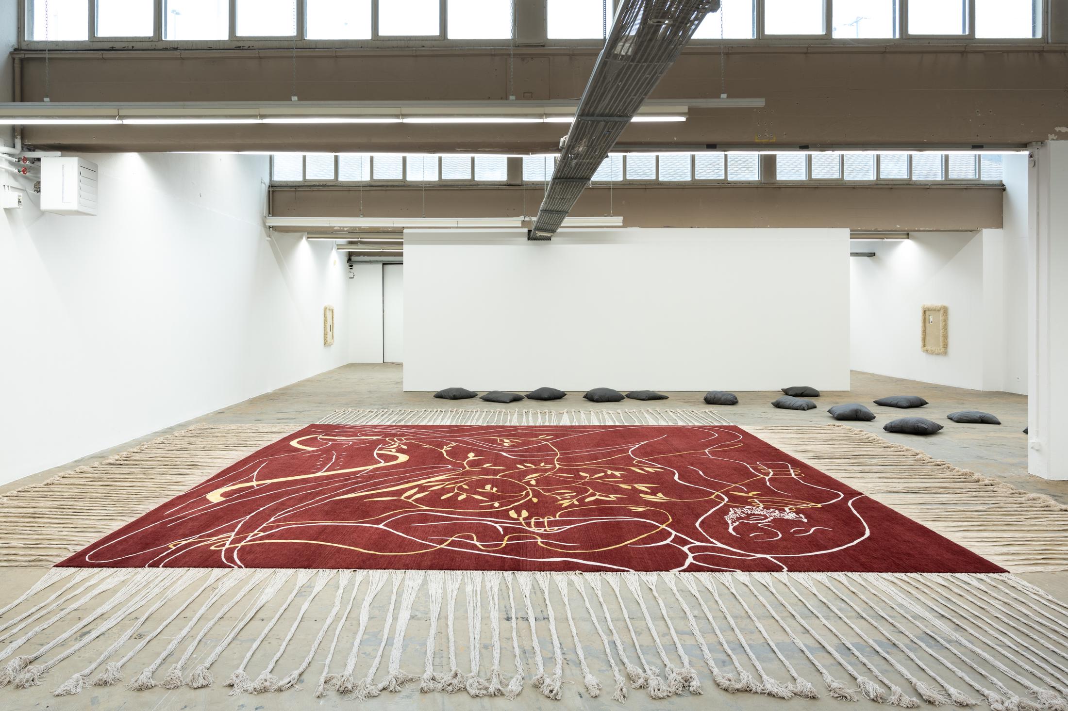 Exhibition View Chiara Bersani Solo Show «Deserters» at Kunsthaus, Baselland, 2023 / Photo: Finn Curry / Courtesy: the artist and Kunsthaus Baselland