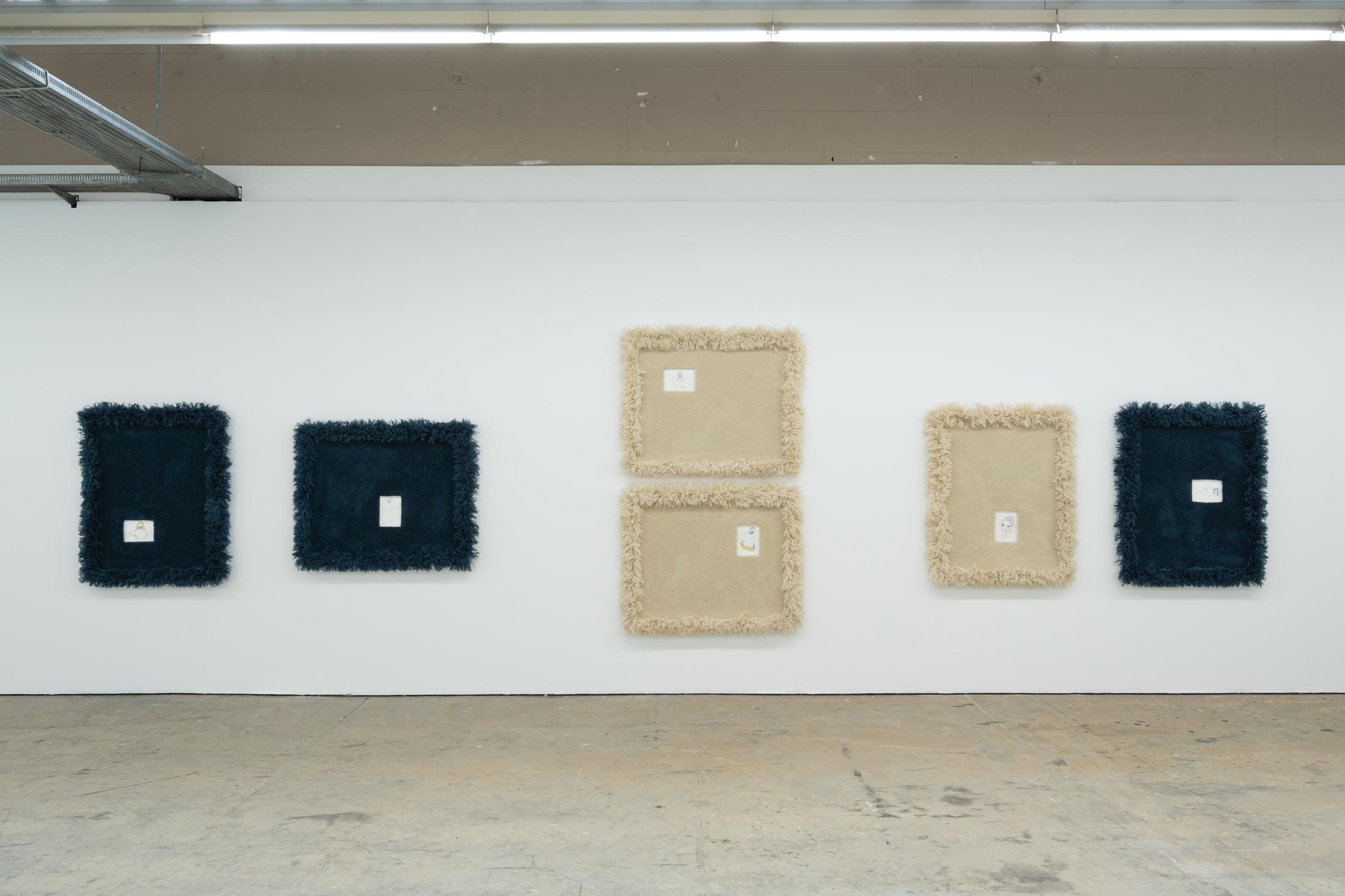 Exhibition View Chiara Bersani Solo Show «Deserters» at Kunsthaus, Baselland, 2023 / Photo: Finn Curry / Courtesy: the artist and Kunsthaus Baselland