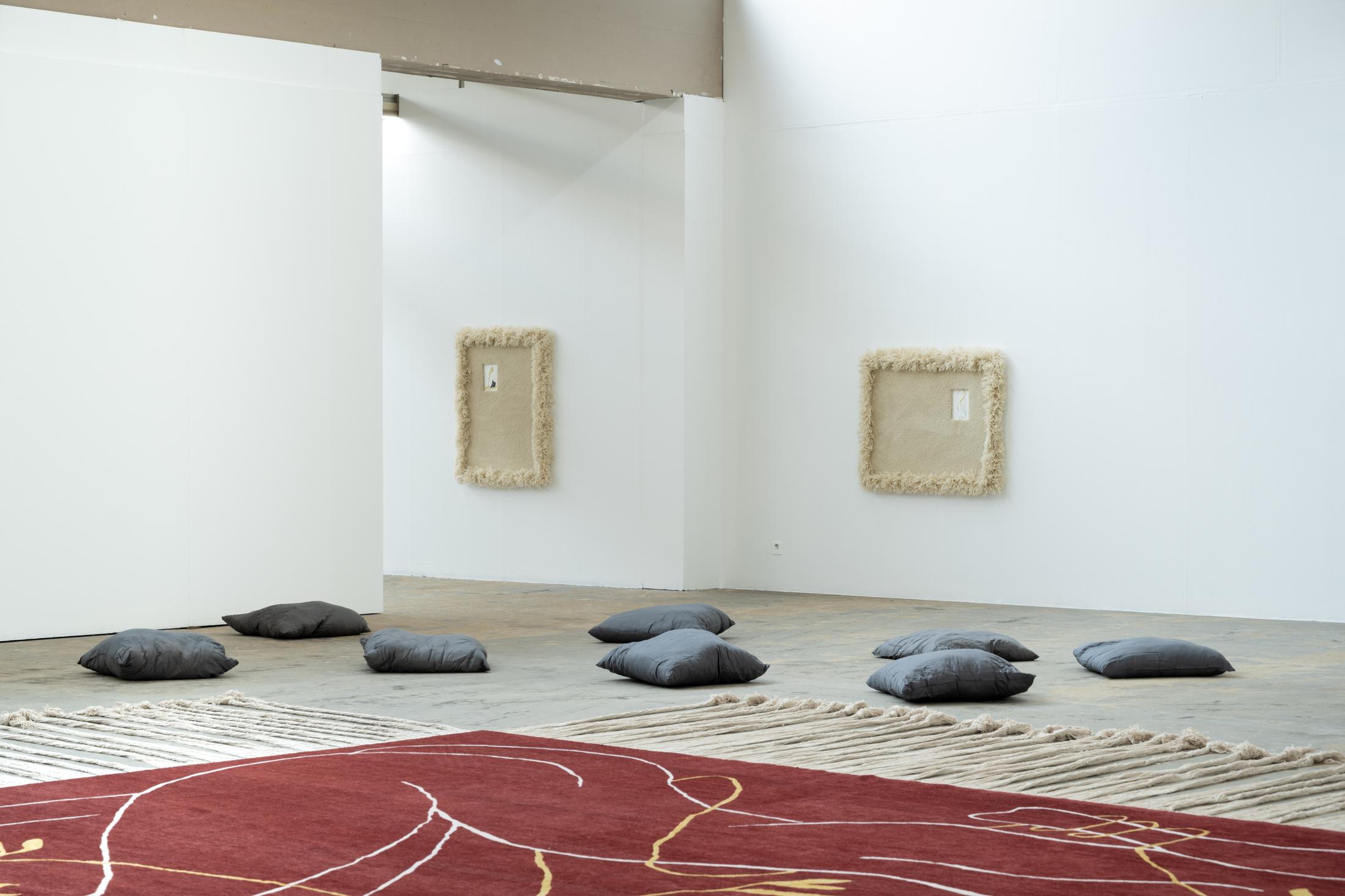 Exhibition View Chiara Bersani Solo Show «Deserters» at Kunsthaus, Baselland, 2023 / Photo: Finn Curry / Courtesy: the artist and Kunsthaus Baselland