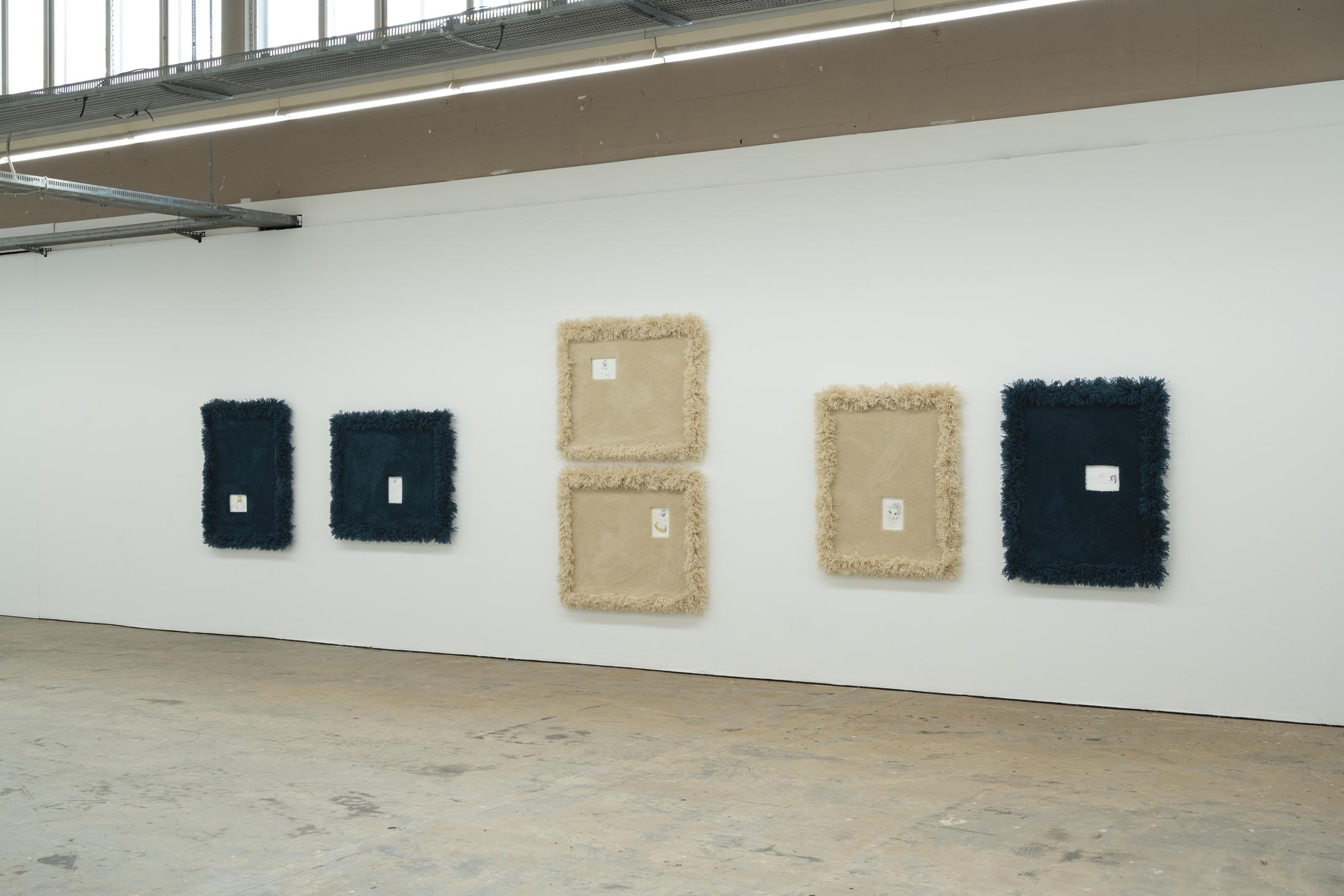 Exhibition View Chiara Bersani Solo Show «Deserters» at Kunsthaus, Baselland, 2023 / Photo: Finn Curry / Courtesy: the artist and Kunsthaus Baselland