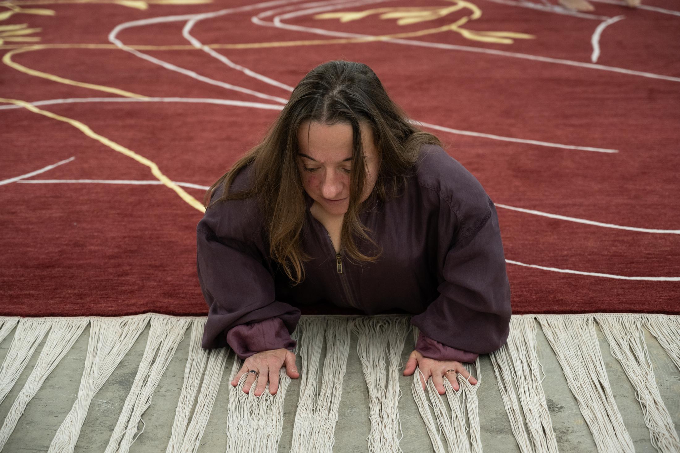 Exhibition View Chiara Bersani Solo Show «Deserters» at Kunsthaus, Baselland, 2023 / Photo: Finn Curry / Courtesy: the artist and Kunsthaus Baselland