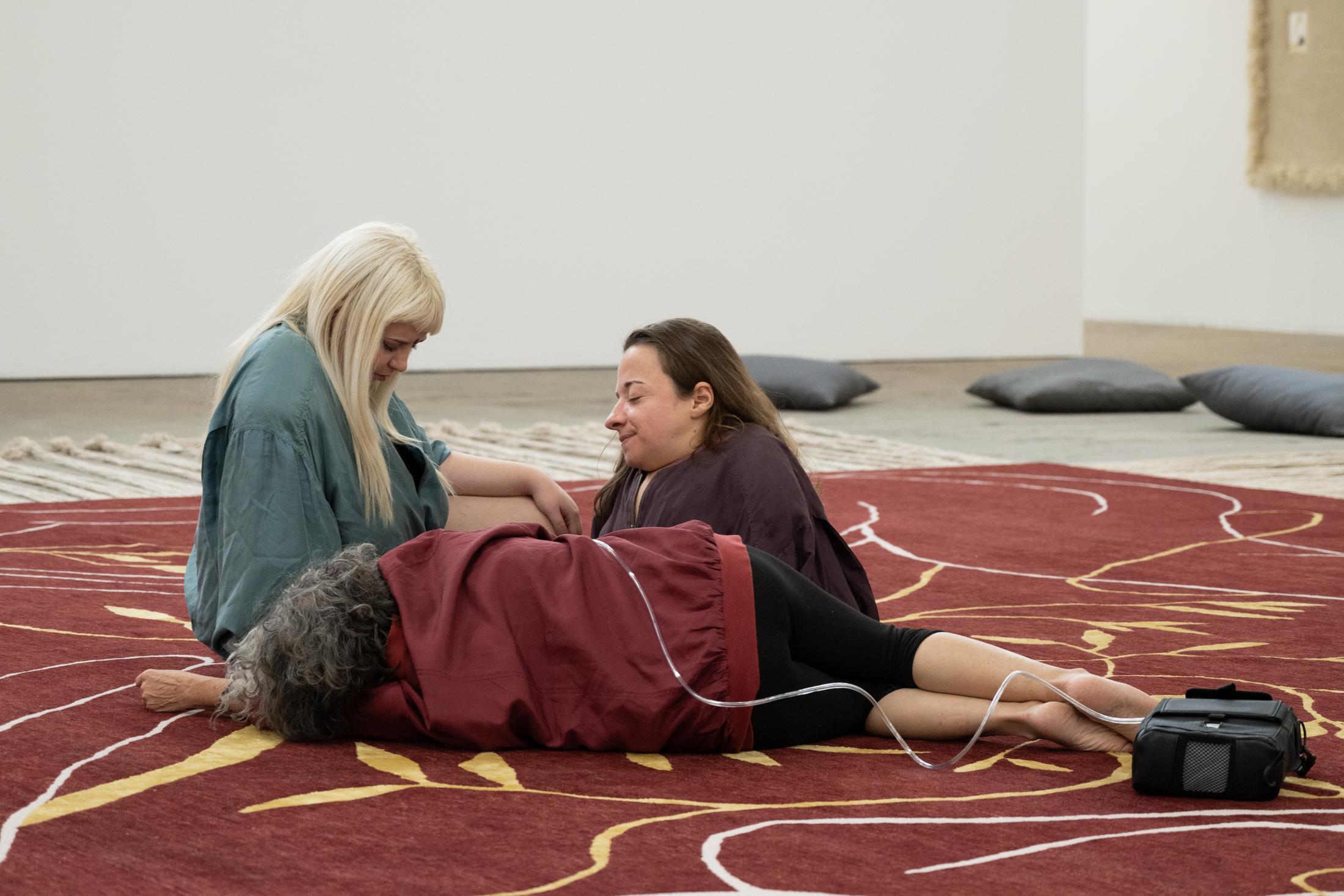 Exhibition View Chiara Bersani Solo Show «Deserters» at Kunsthaus, Baselland, 2023 / Photo: Finn Curry / Courtesy: the artist and Kunsthaus Baselland