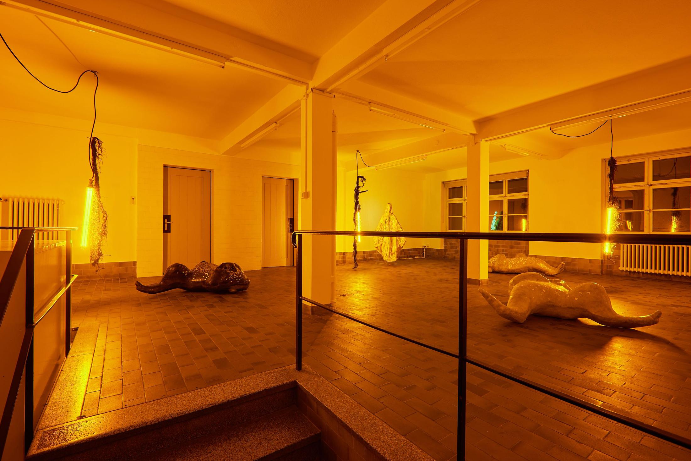 Exhibition View Duo Show «Octogone» at Mayday, Basel, 2023 / Photo: Moritz Schermbach / Courtesy: the artists and Mayday