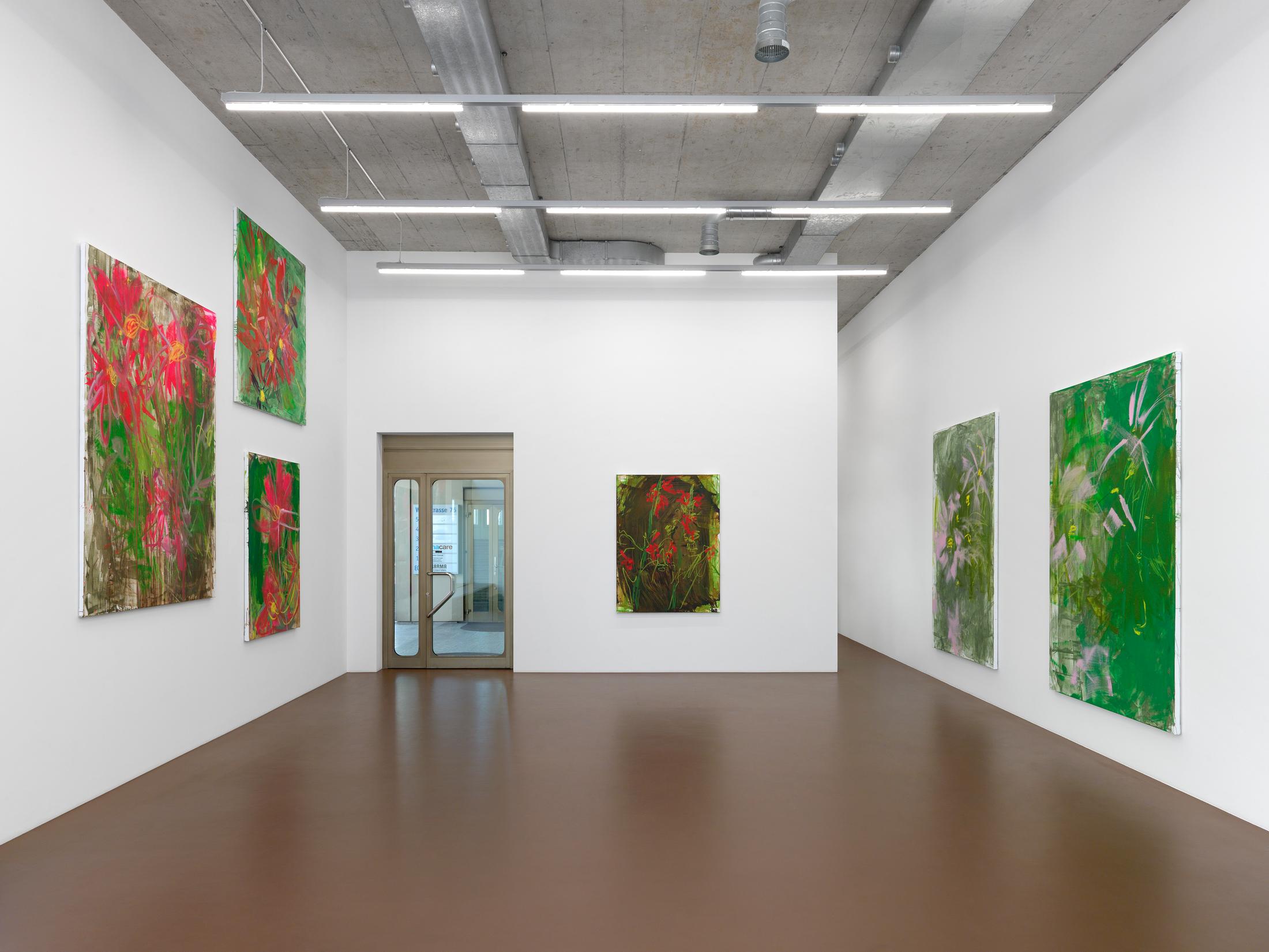 Exhibition View David Hominal Solo Show «Cosmos» at Karma International, Zurich, 2023 / Photo: Annik Wetter / Courtesy: the artist and Karma International