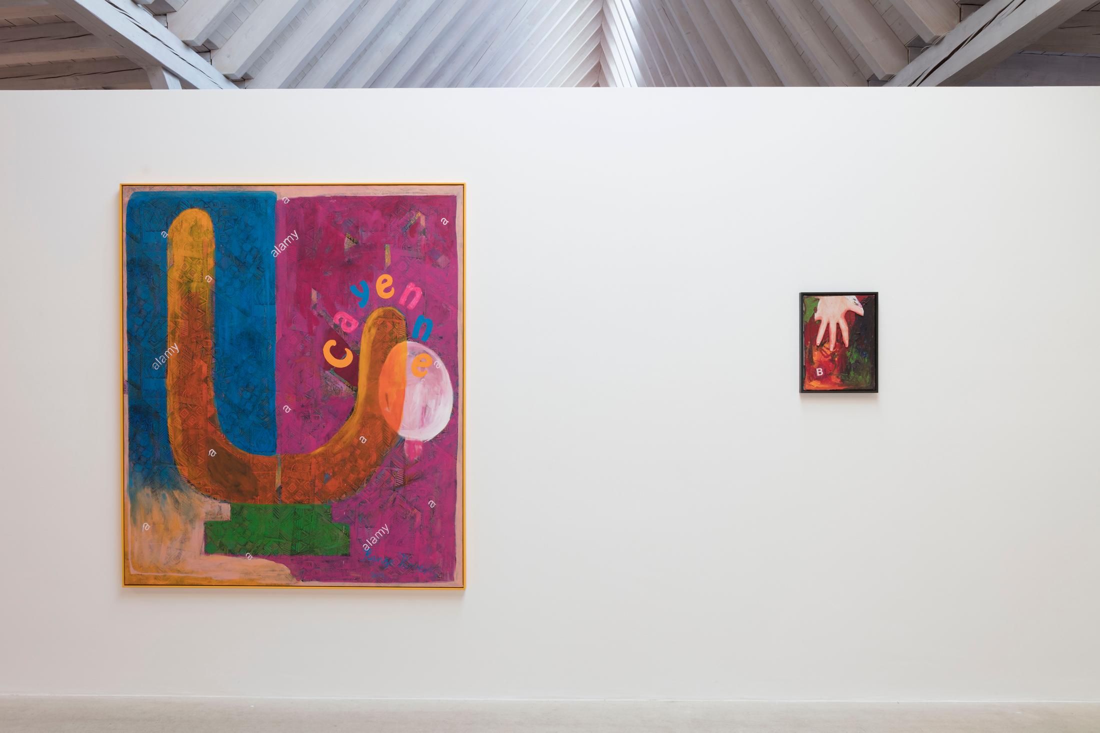 Exhibition View David Renggli Solo Show «Jahrmarkt der Gefühle» at Kunstzeughaus, Rapperswil, 2023 / Photo: Andri Stadler / Courtesy: the artist, Tobias Mueller Modern Art and Wentrup Gallery