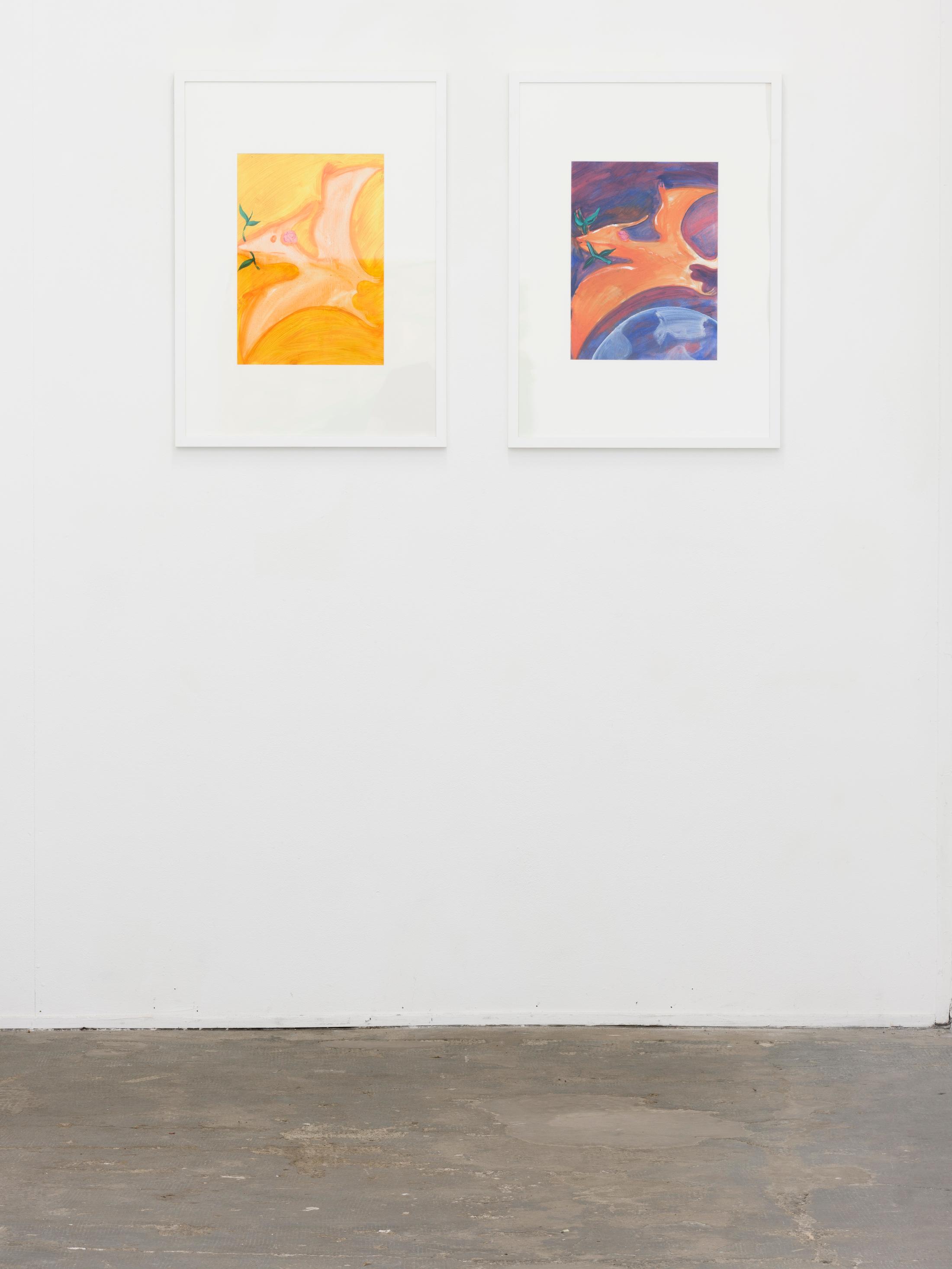 Exhibition View Group Show «Der 01.01.3000 ist ein Mittwoch» at Smallville, Neuchâtel, 2023 / Photo: Sebastian Verdon / Courtesy: the artists and Smallville