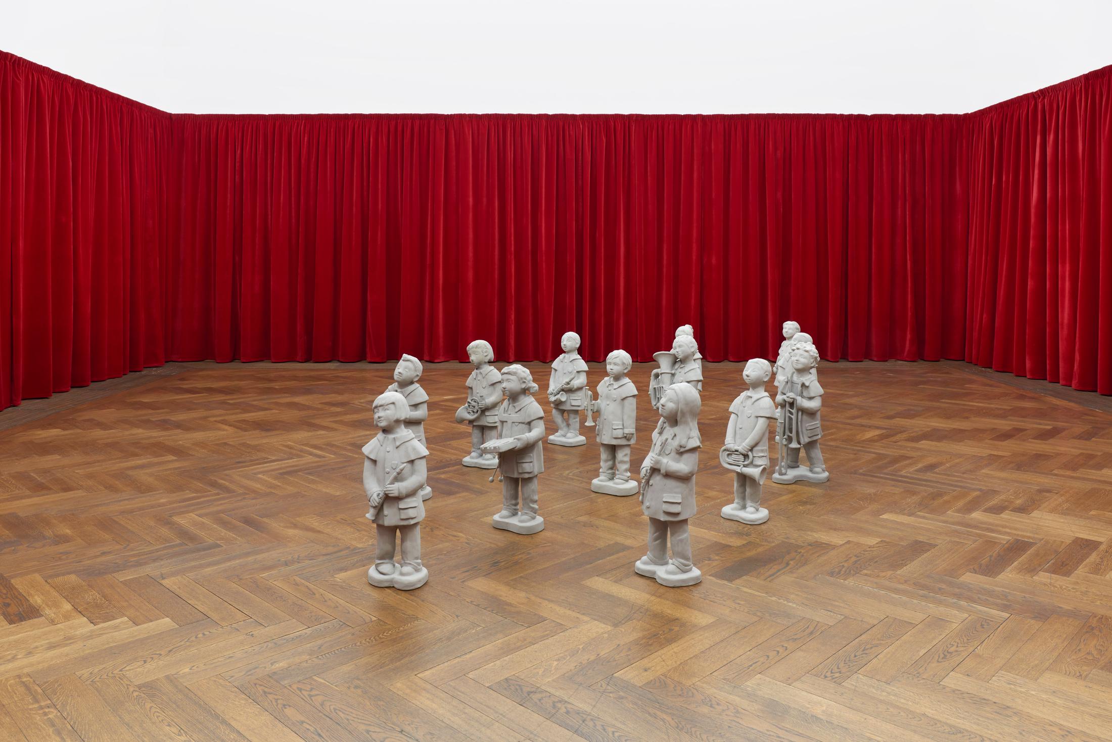 Exhibition View Diego Marcon Solo Show «Have you Checked the Children; view on Diego Marcon, La Banda di Crugnola, 2023» at Kunsthalle Basel, Basel, 2023-2024 / Photo: Philipp Hänger / Courtesy: the artist and Kunsthalle Basel