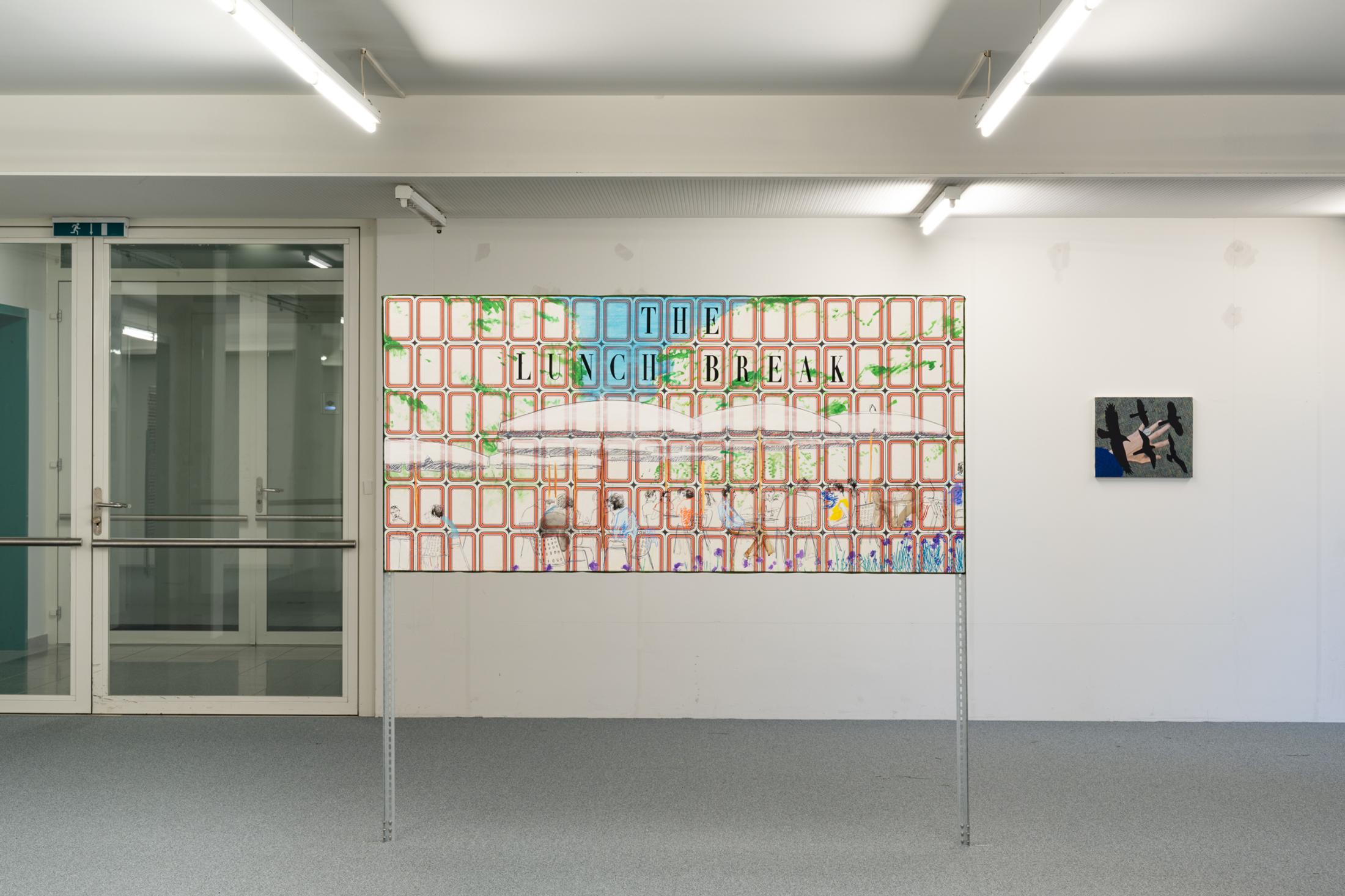 Exhibition View Diogo Pinto Solo Show «Decaf Ballad» at Dietikon Projektraum, Dietikon, 2023 / Photo: Finn Curry / Courtesy: the artist and Dietikon Projektraum