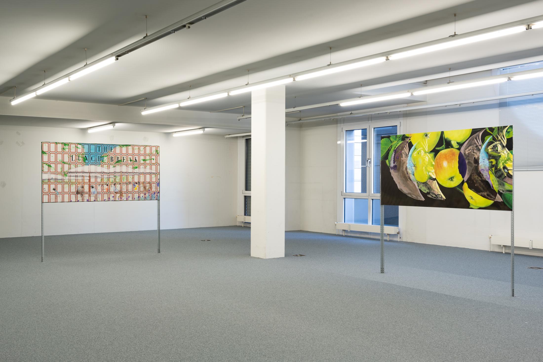 Exhibition View Diogo Pinto Solo Show «Decaf Ballad» at Dietikon Projektraum, Dietikon, 2023 / Photo: Finn Curry / Courtesy: the artist and Dietikon Projektraum