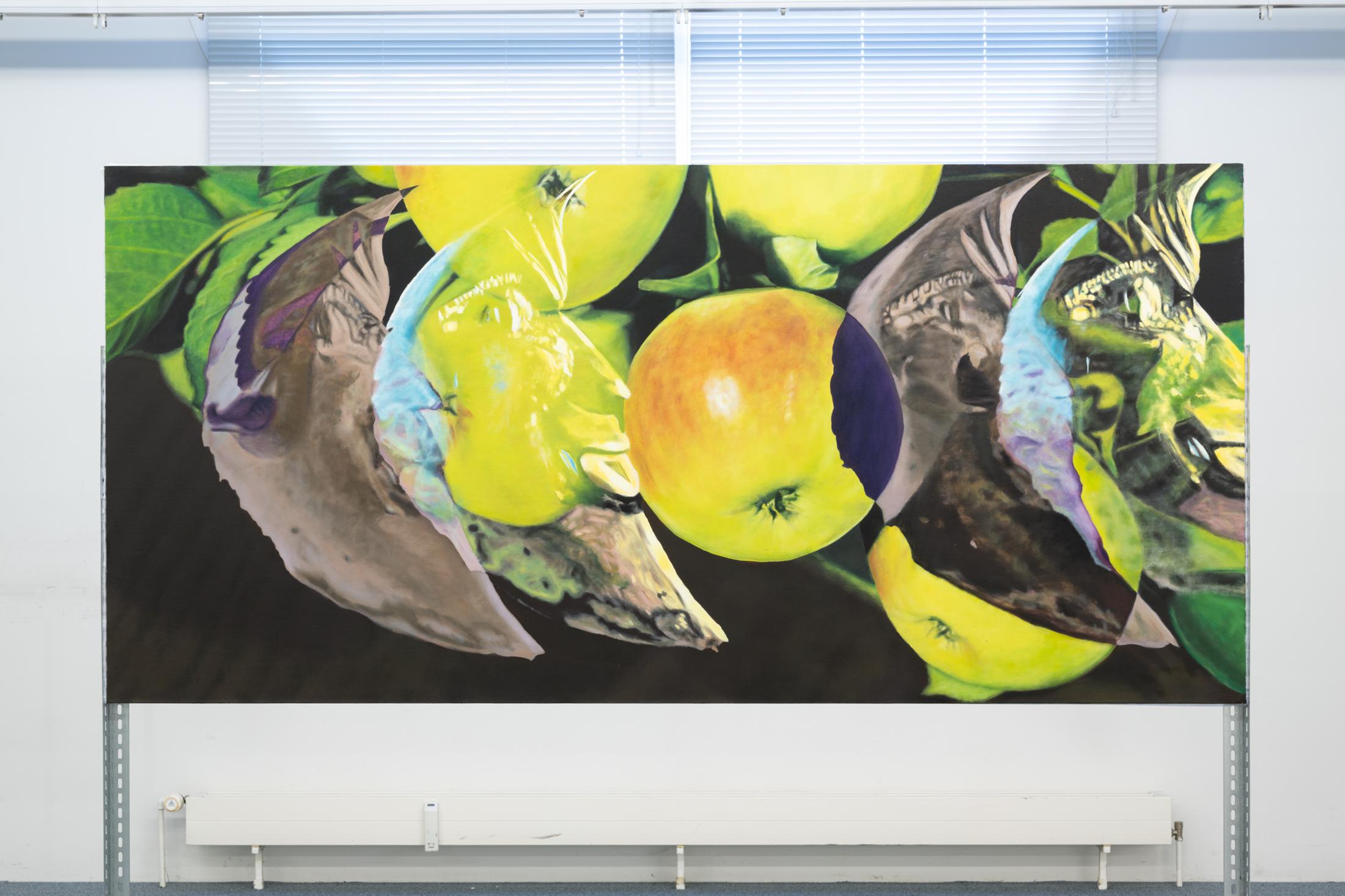 Exhibition View Diogo Pinto Solo Show «Decaf Ballad» at Dietikon Projektraum, Dietikon, 2023 / Photo: Finn Curry / Courtesy: the artist and Dietikon Projektraum