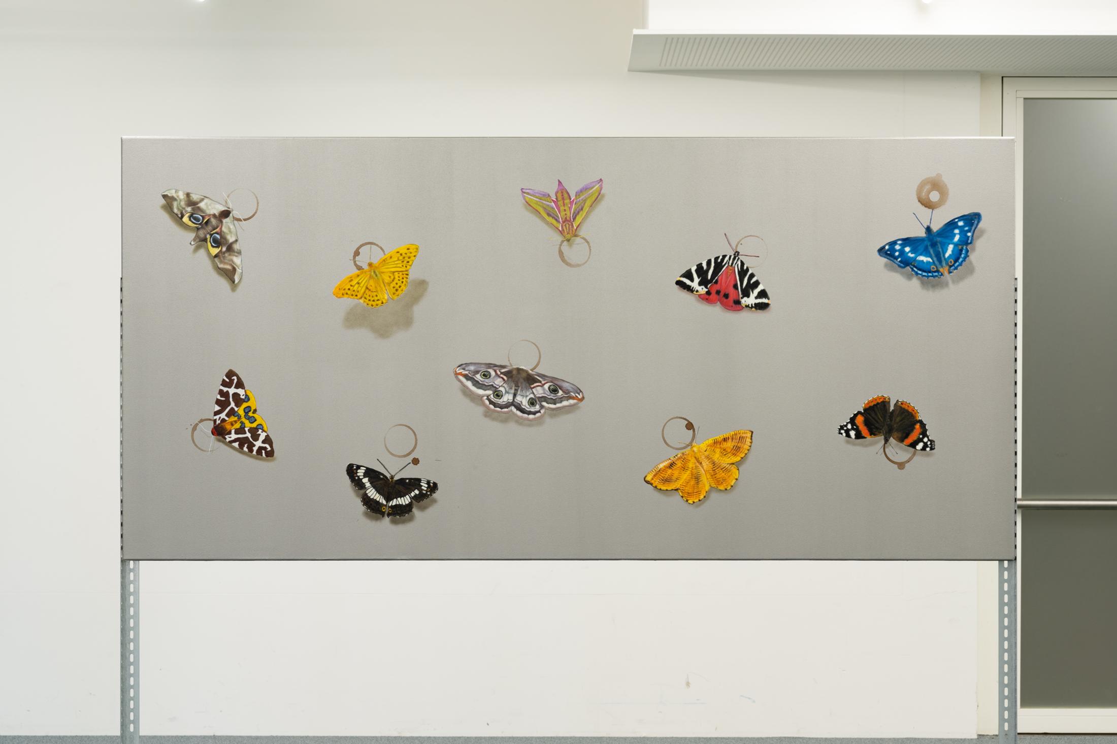 Exhibition View Diogo Pinto Solo Show «Decaf Ballad» at Dietikon Projektraum, Dietikon, 2023 / Photo: Finn Curry / Courtesy: the artist and Dietikon Projektraum