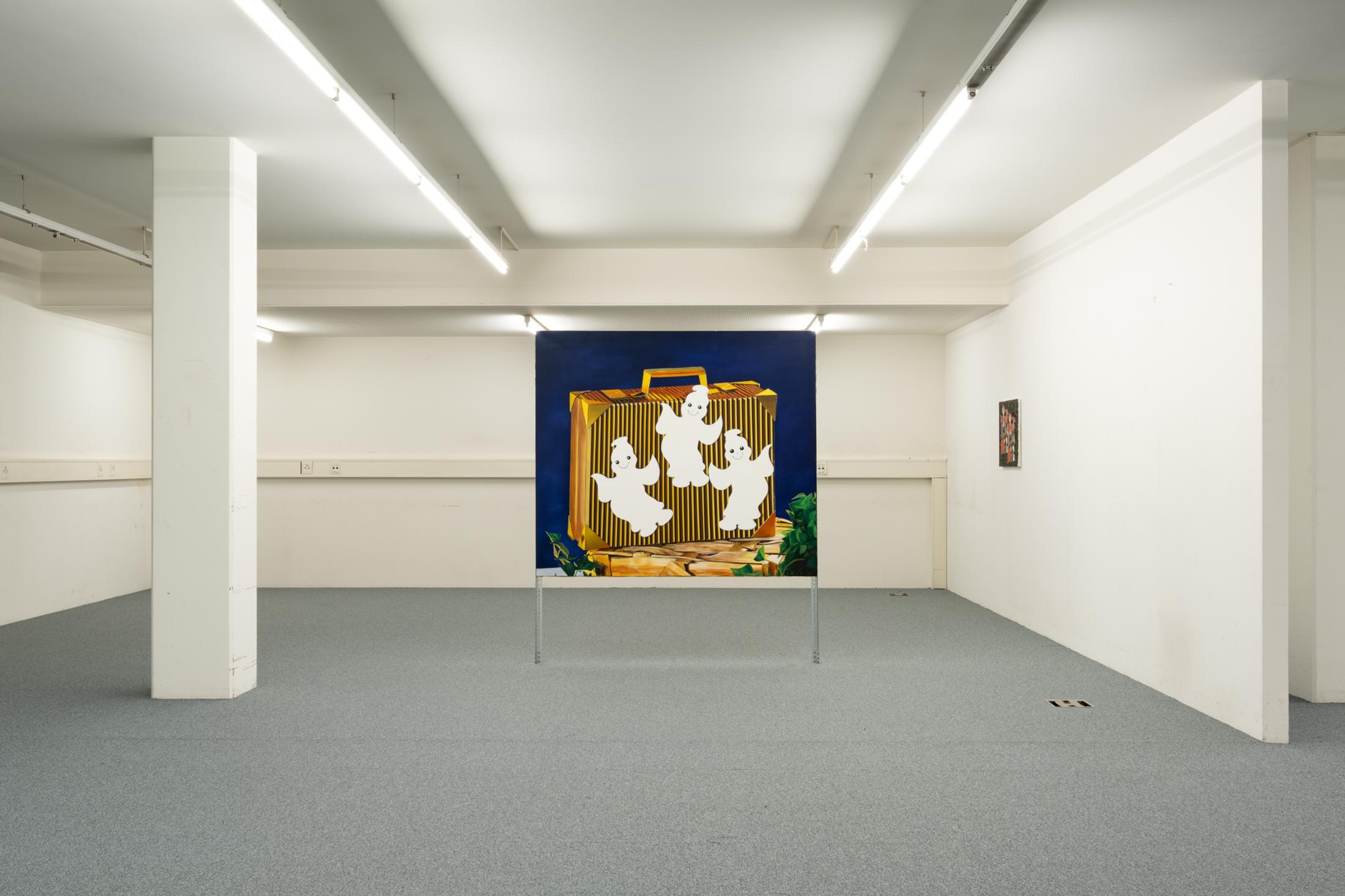 Exhibition View Diogo Pinto Solo Show «Decaf Ballad» at Dietikon Projektraum, Dietikon, 2023 / Photo: Finn Curry / Courtesy: the artist and Dietikon Projektraum