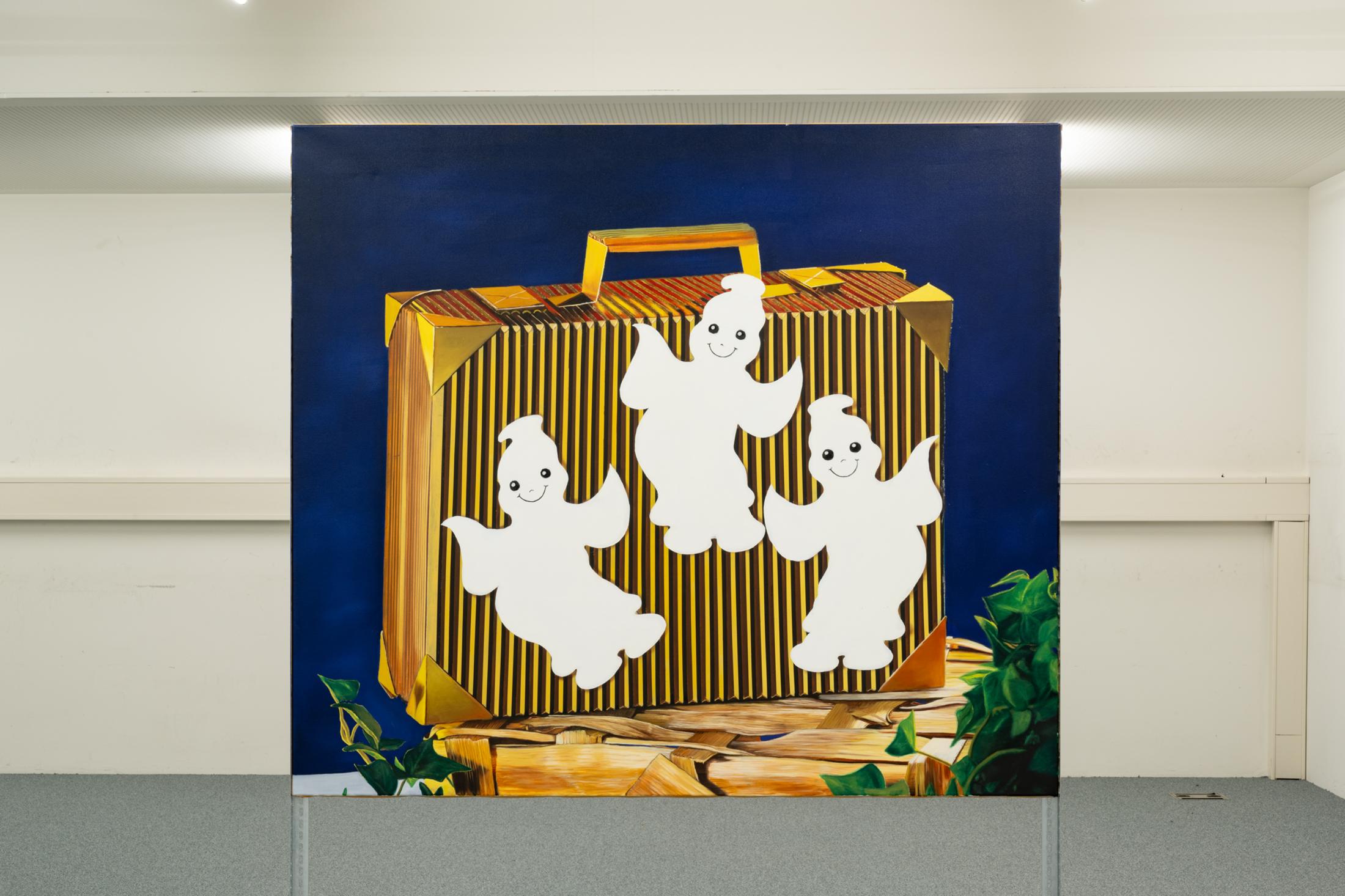 Exhibition View Diogo Pinto Solo Show «Decaf Ballad» at Dietikon Projektraum, Dietikon, 2023 / Photo: Finn Curry / Courtesy: the artist and Dietikon Projektraum