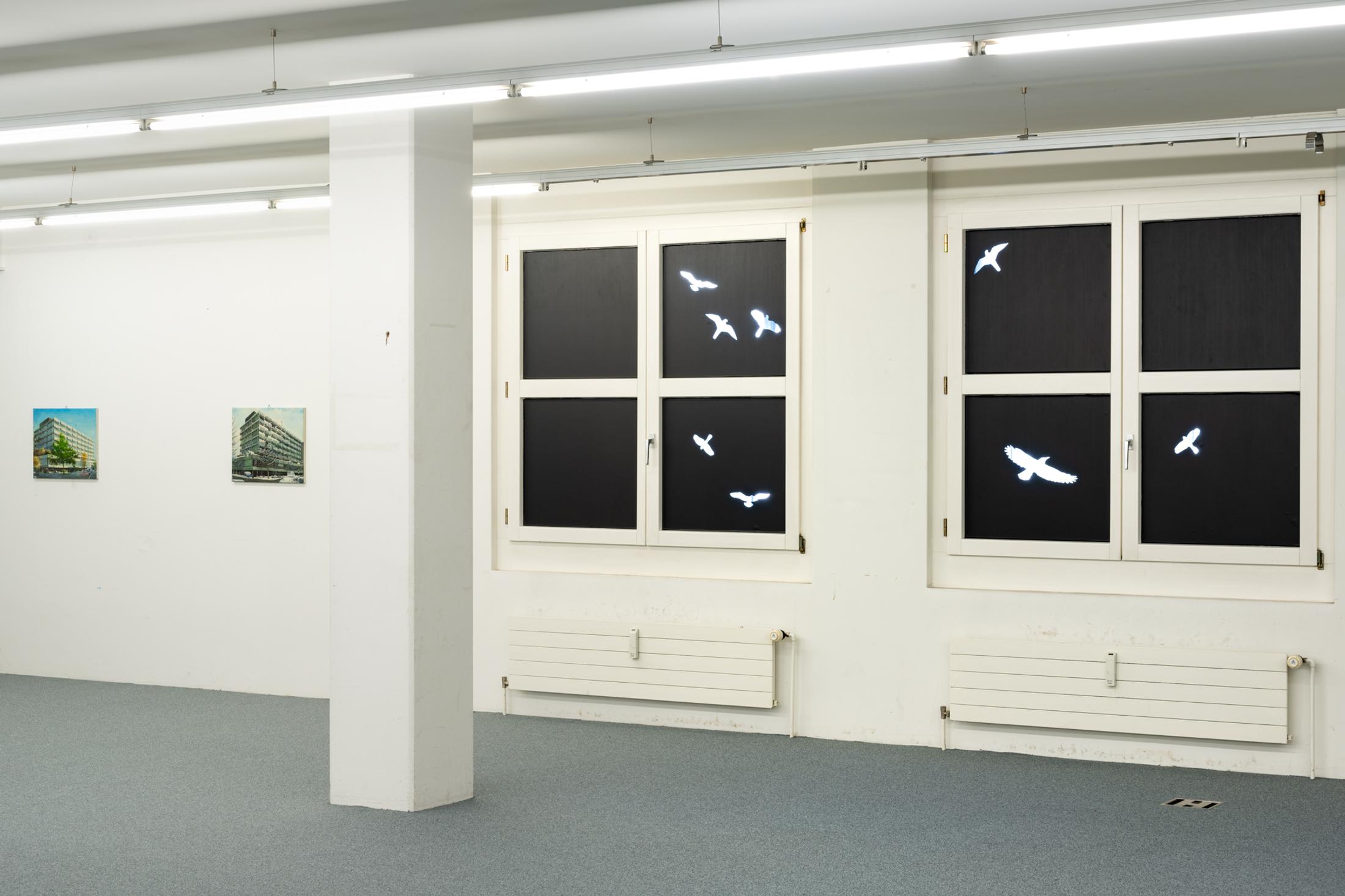 Exhibition View Diogo Pinto Solo Show «Decaf Ballad» at Dietikon Projektraum, Dietikon, 2023 / Photo: Finn Curry / Courtesy: the artist and Dietikon Projektraum