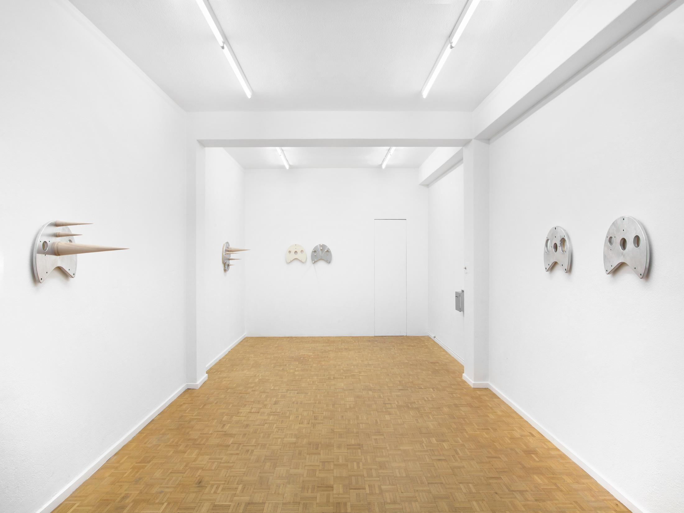 Exhibition View Dorota Gawęda & Eglė Kulbokaitė Duo Show «Upiór» at Sentiment, Zurich, 2023 / Photo: Philipp Rupp and Julien Gremaud / Courtesy: the artists and Sentiment