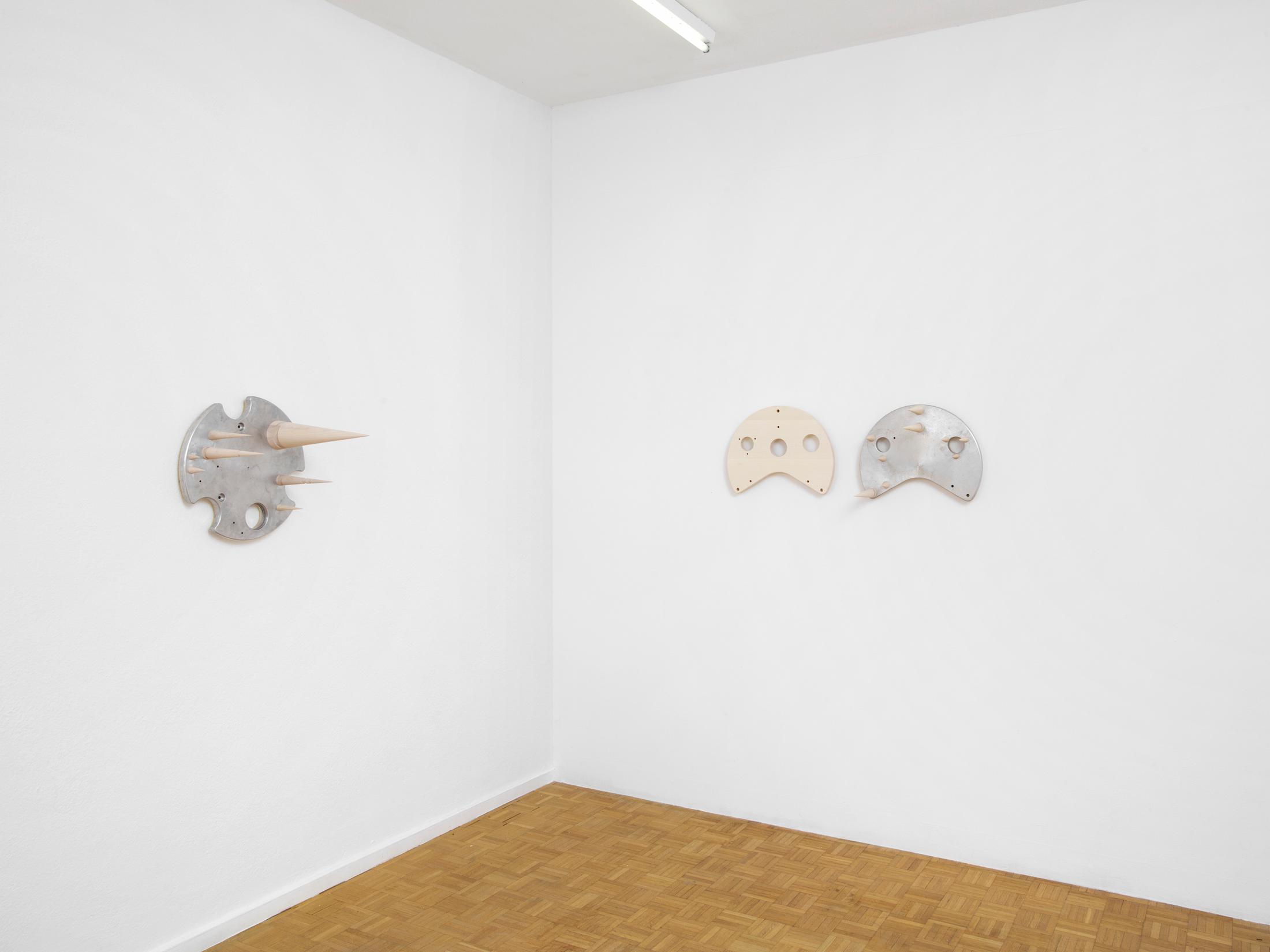 Exhibition View Dorota Gawęda & Eglė Kulbokaitė Duo Show «Upiór» at Sentiment, Zurich, 2023 / Photo: Philipp Rupp and Julien Gremaud / Courtesy: the artists and Sentiment