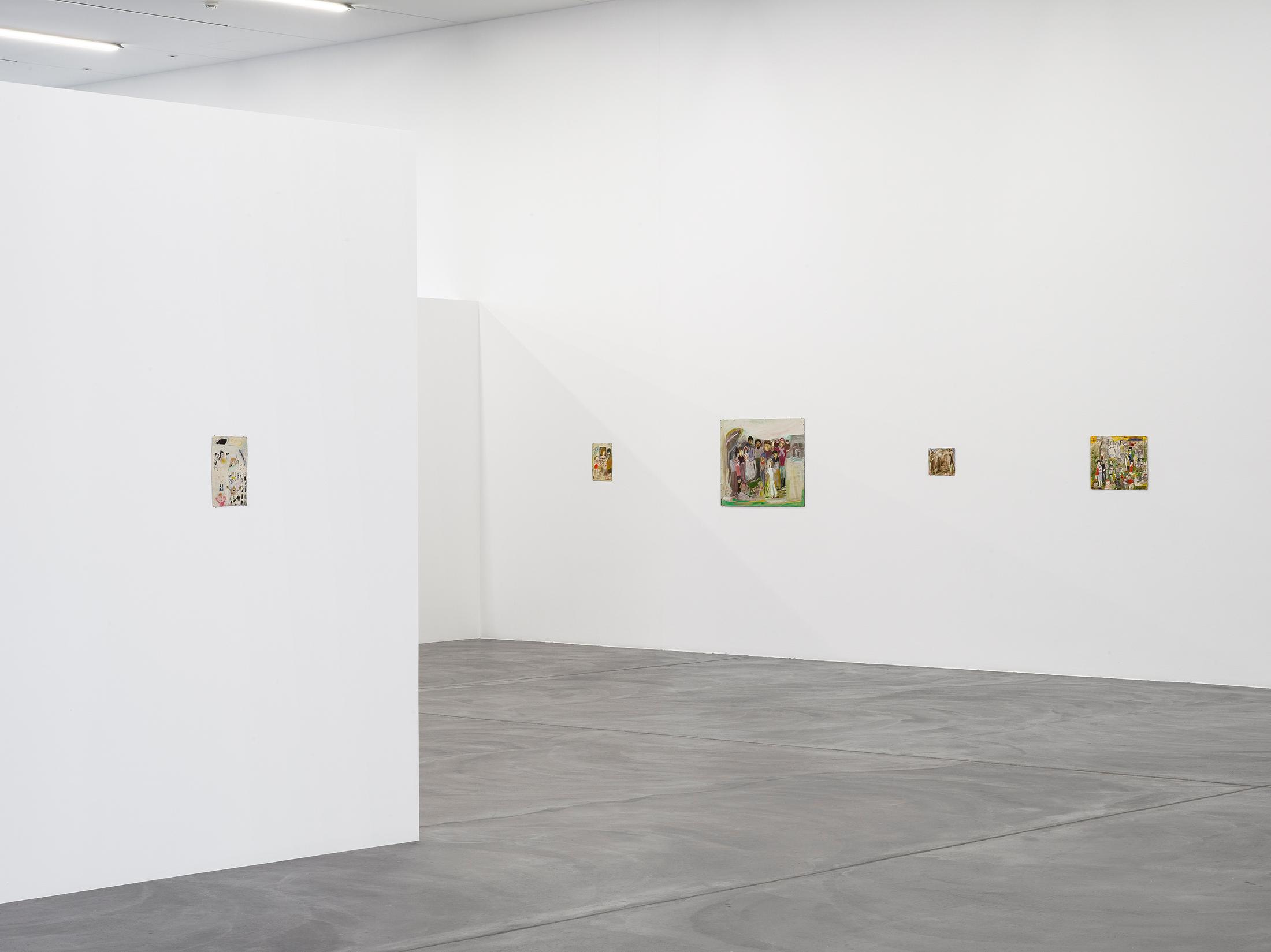 Exhibition View Elene Chantladze Solo Show «As in a Melody or a Bird’s Nest» at Kunsthalle Zürich, Zurich, 2023 / Photo: Cedric Mussano / Courtesy: the artist and Kunsthalle Zürich
