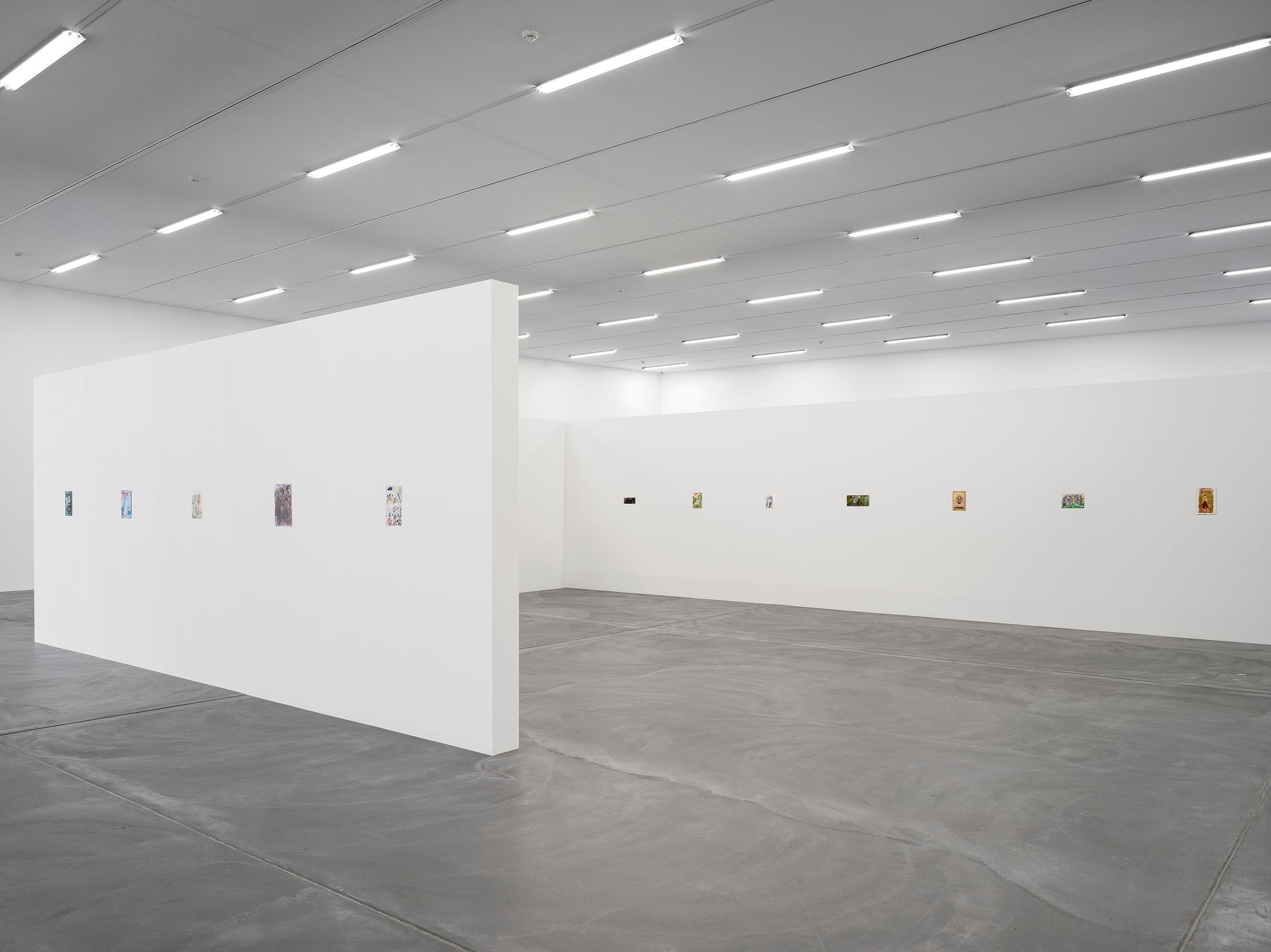 Exhibition View Elene Chantladze Solo Show «As in a Melody or a Bird’s Nest» at Kunsthalle Zürich, Zurich, 2023 / Photo: Cedric Mussano / Courtesy: the artist and Kunsthalle Zürich