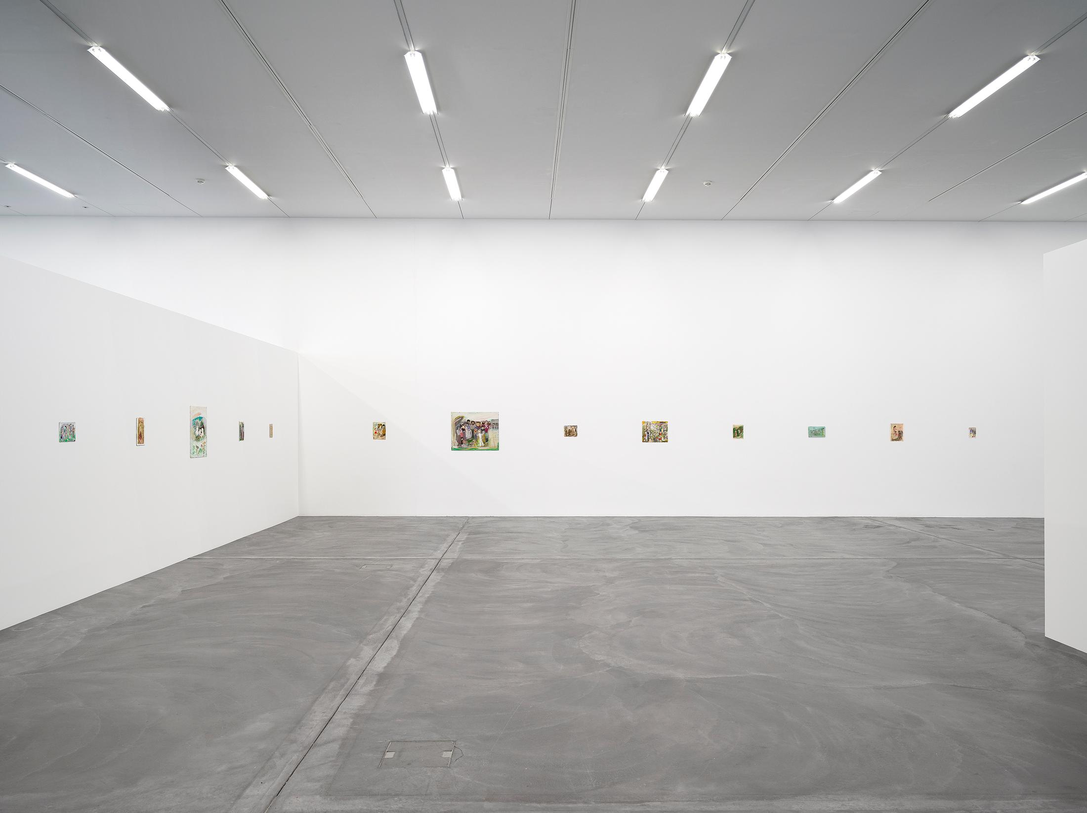 Exhibition View Elene Chantladze Solo Show «As in a Melody or a Bird’s Nest» at Kunsthalle Zürich, Zurich, 2023 / Photo: Cedric Mussano / Courtesy: the artist and Kunsthalle Zürich