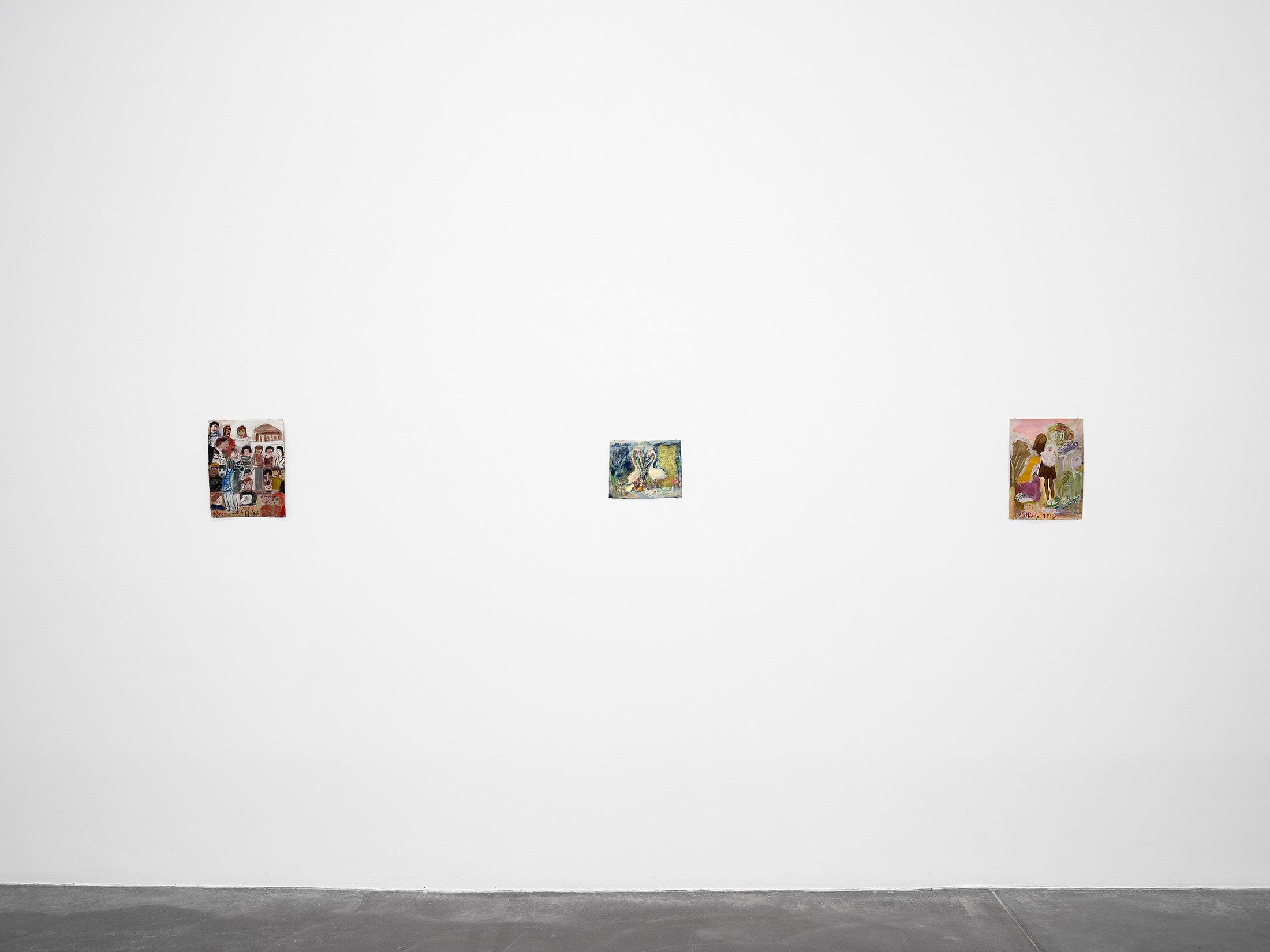 Exhibition View Elene Chantladze Solo Show «As in a Melody or a Bird’s Nest» at Kunsthalle Zürich, Zurich, 2023 / Photo: Cedric Mussano / Courtesy: the artist and Kunsthalle Zürich