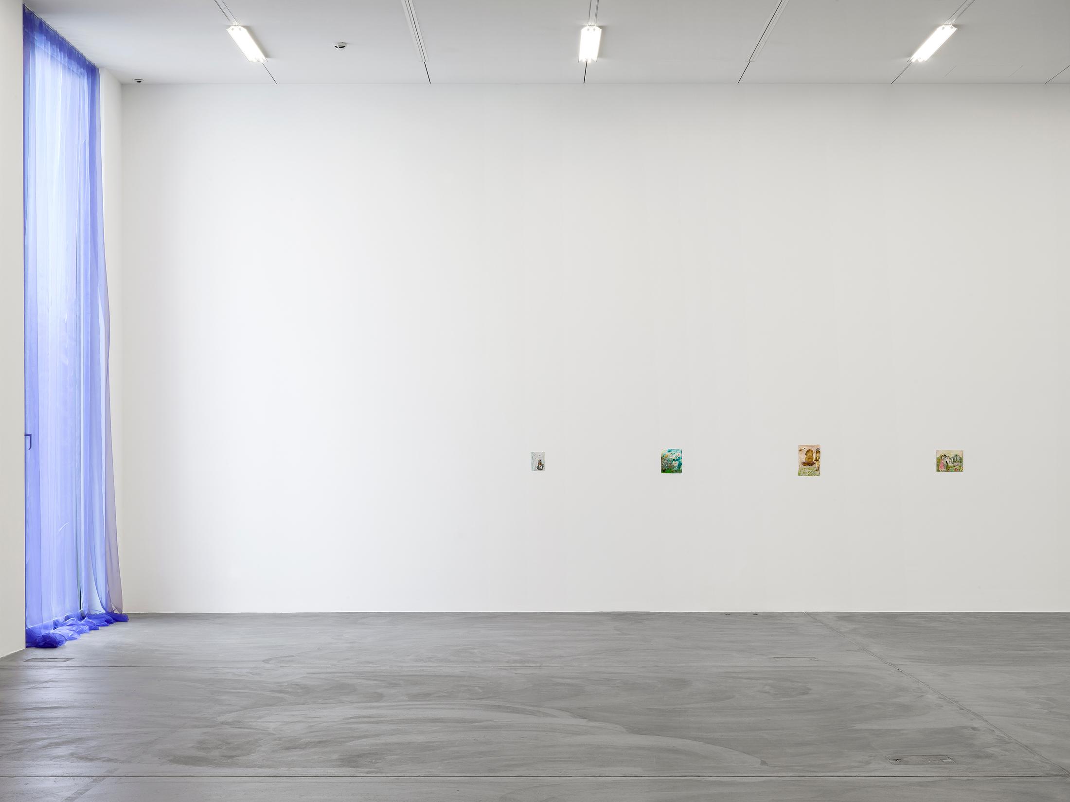 Exhibition View Elene Chantladze Solo Show «As in a Melody or a Bird’s Nest» at Kunsthalle Zürich, Zurich, 2023 / Photo: Cedric Mussano / Courtesy: the artist and Kunsthalle Zürich