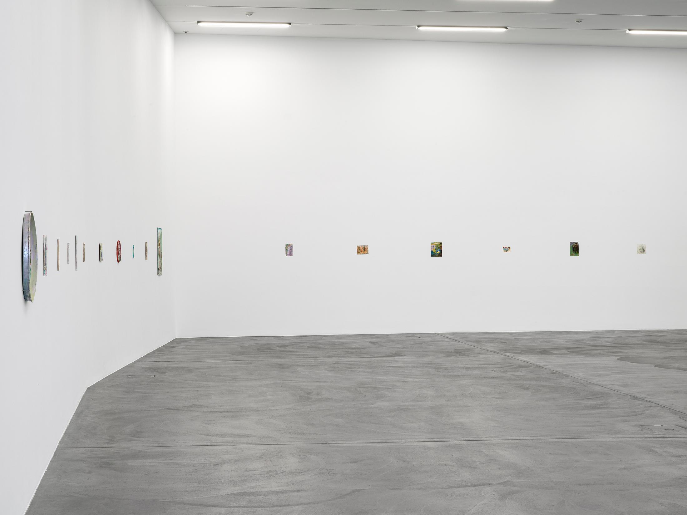 Exhibition View Elene Chantladze Solo Show «As in a Melody or a Bird’s Nest» at Kunsthalle Zürich, Zurich, 2023 / Photo: Cedric Mussano / Courtesy: the artist and Kunsthalle Zürich