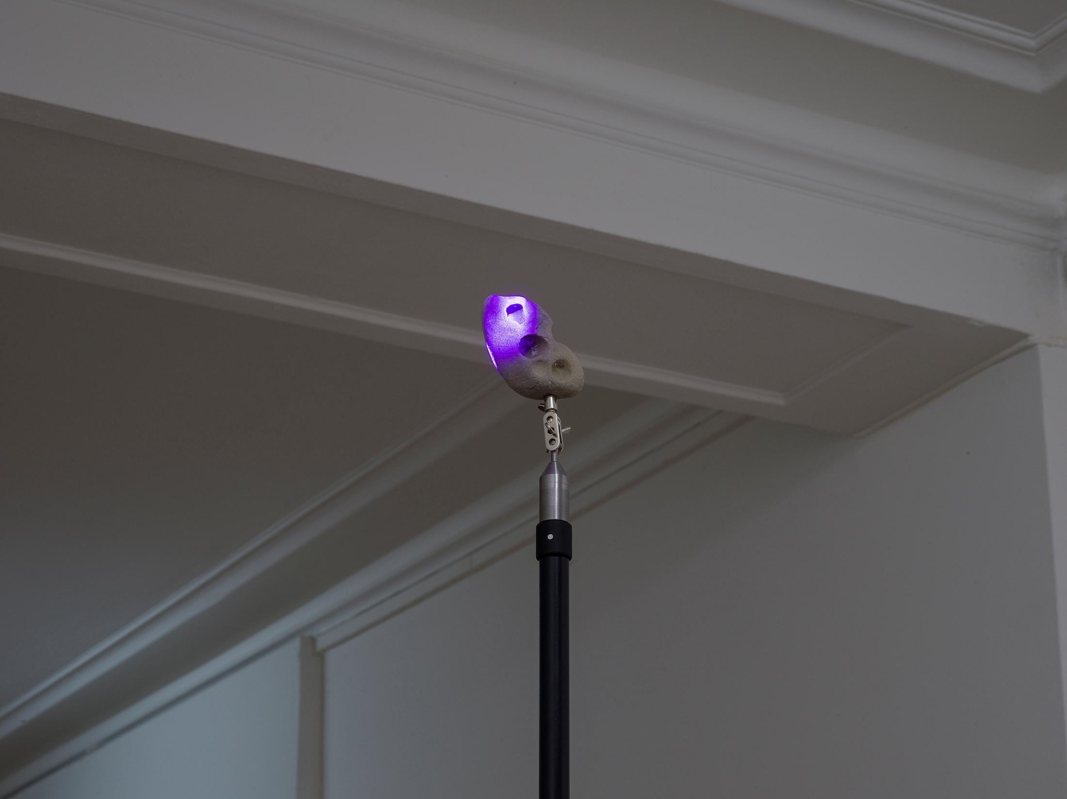 Exhibition View Hunter Longe Solo Show «Various Lambent Portals; view on Hunter Longe, Clam Hole Hag Stone portal IV, 2023» at Kunsthaus Langenthal, Langenthal, 2023 / Photo: Cedric Mussano / Courtesy: the artist and Kunsthaus Langenthal