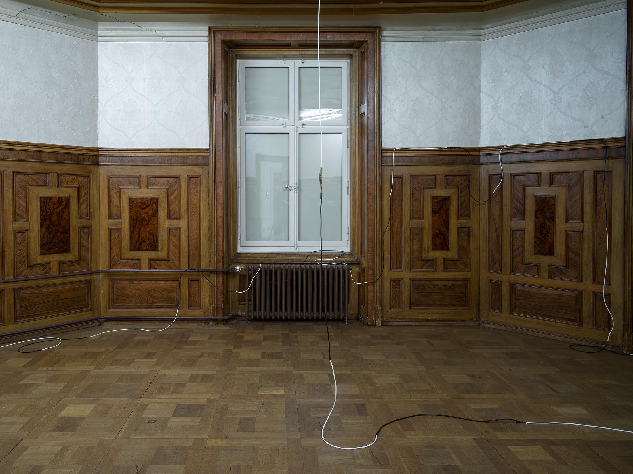 Exhibition View Hunter Longe Solo Show «Various Lambent Portals; view on Hunter Longe, Cyprian Idol, 2022» at Kunsthaus Langenthal, Langenthal, 2023 / Photo: Cedric Mussano / Courtesy: the artist and Kunsthaus Langenthal