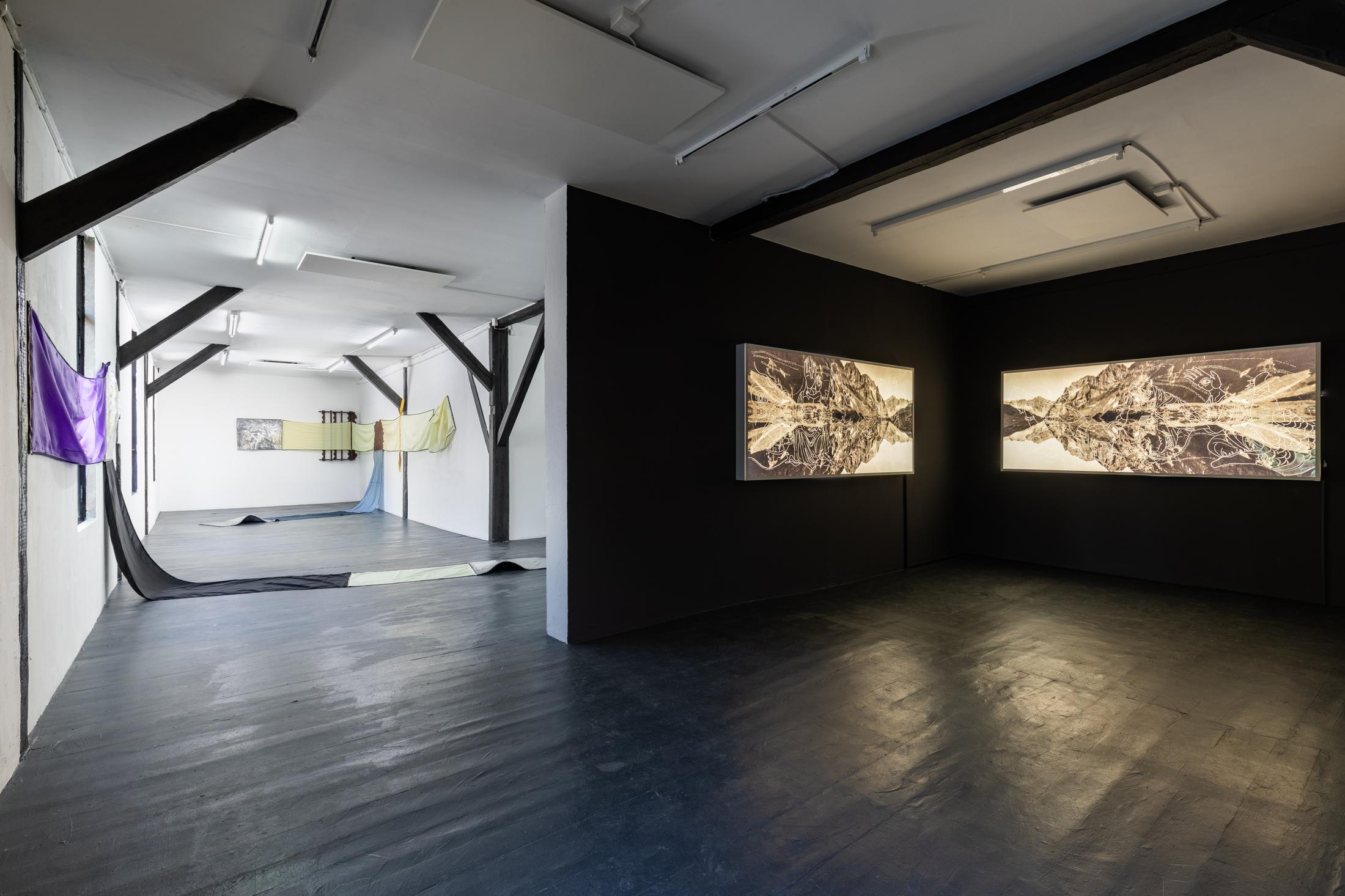 Exhibition View Duo Show «Leila Peacock & Gil Pellaton» at Last Tango, Zurich, 2023 / Photo: Kilian Bannwart / Courtesy: the artists and Last Tango