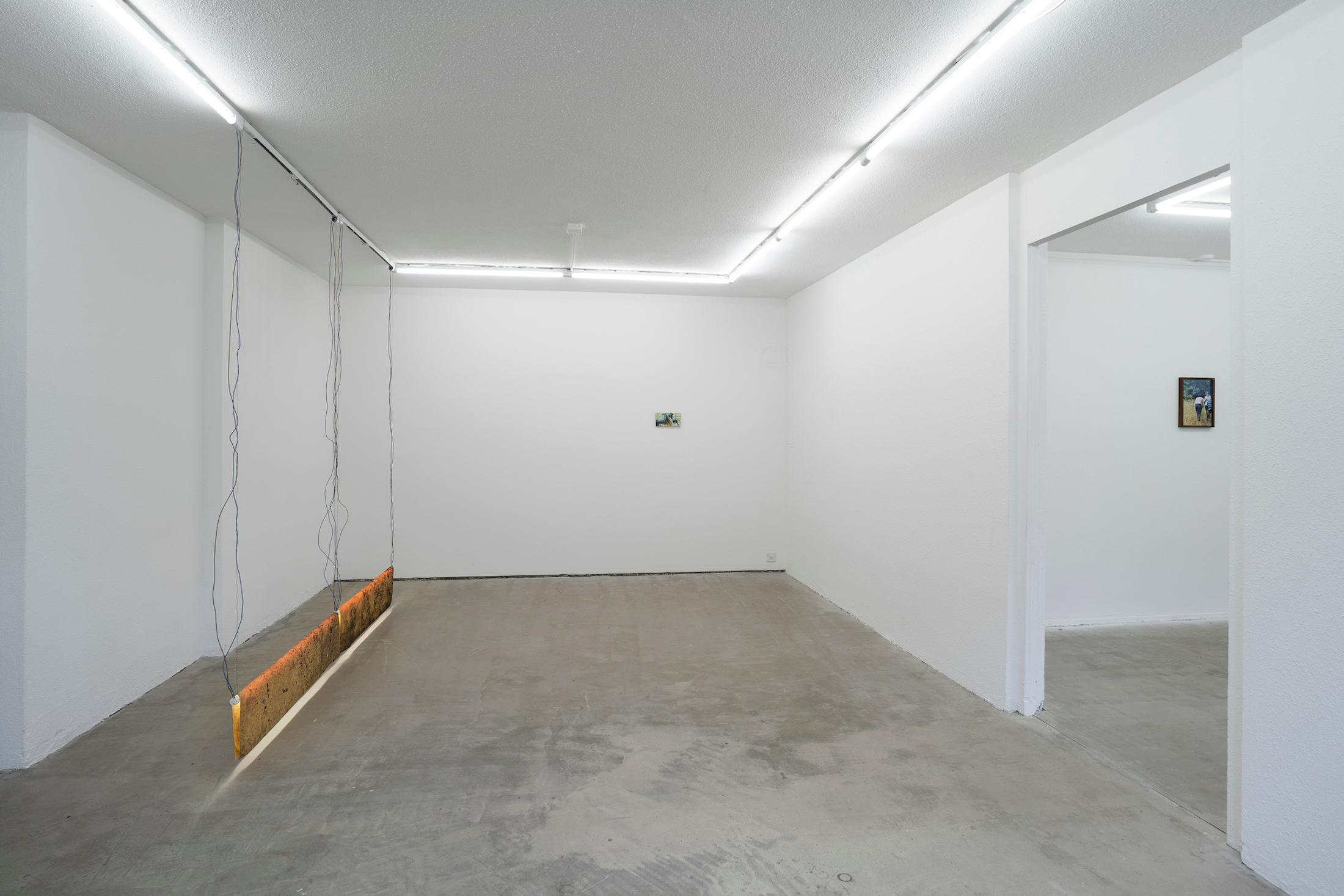 Exhibition View Group Show «Es dreht sich die Welt» at Hamlet, Zurich, 2023 / Photo: Claude Barrault / Courtesy: the artists and Hamlet